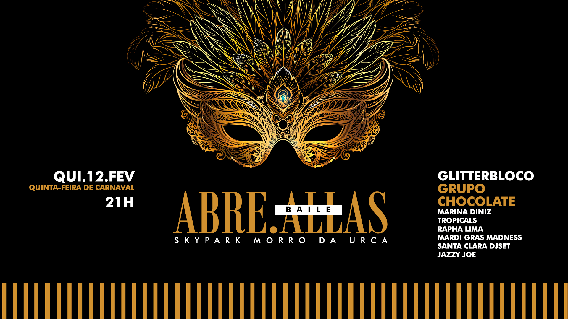 Abre Allas 2026 : Baile Nas Nuvens | Skypark Morro Da Urca Cover