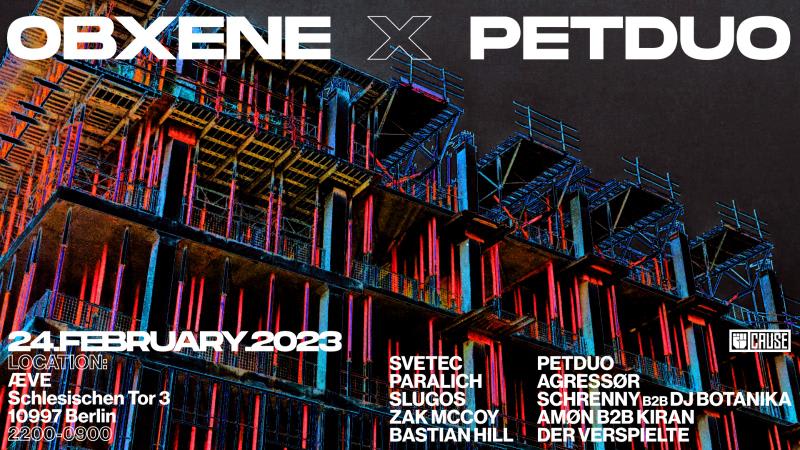 Obxene With Petduo Svetec Paralich  Slugos Agressør Zakmccoy Cover