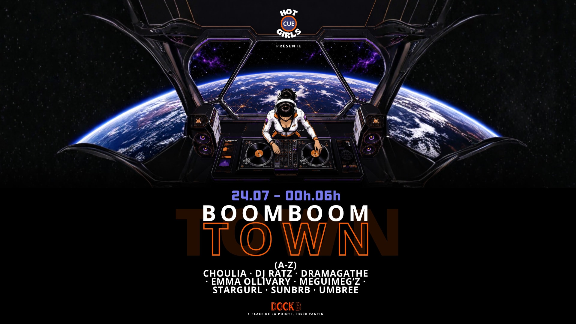 Hot Cue Girls : Boom Boom Town Cover