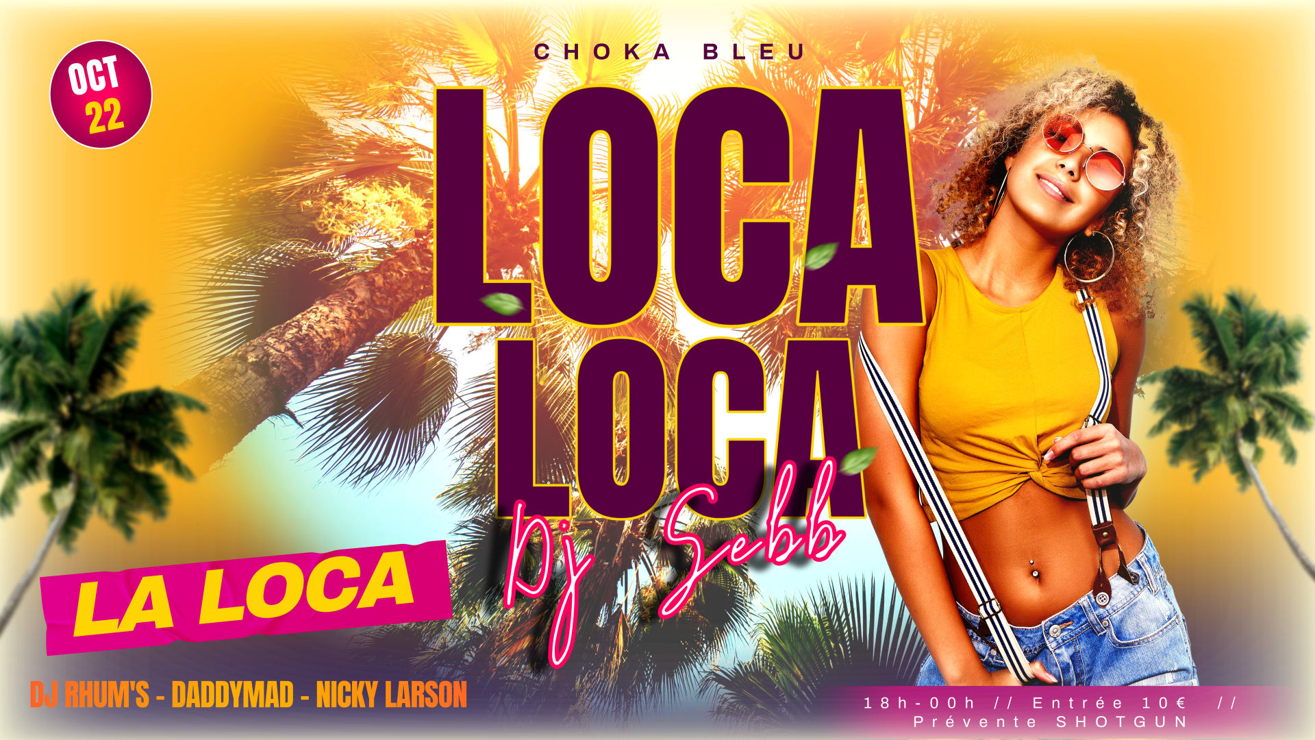 La Loca Dj Sebb Daddy Mad Nicky Larson Choka Bleu Cover