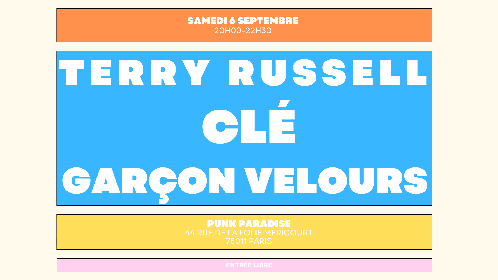 Terry Russell + Clé + Garçon Velours Cover