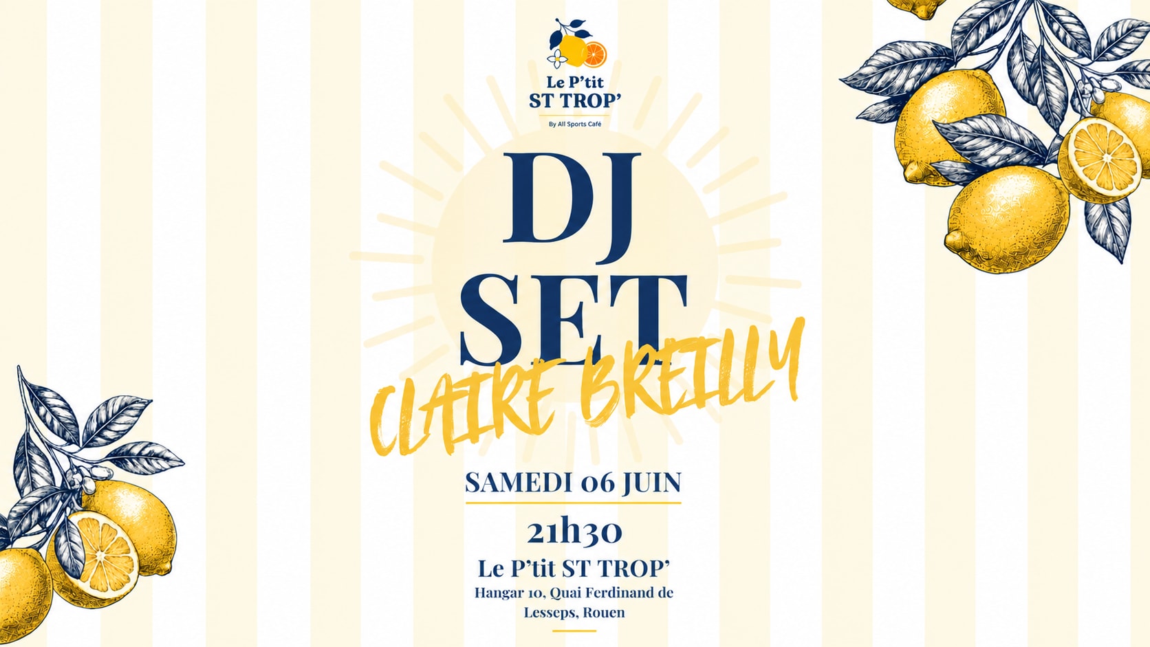 Le P'tit St Trop : Claire Breilly Cover