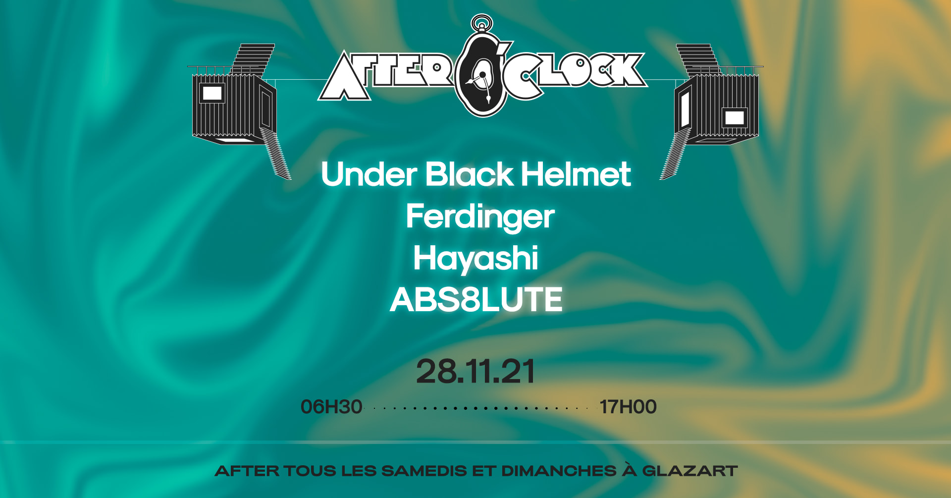 After O'clock : Under Black Helmet, Ferdinger, Hayashi  Cover