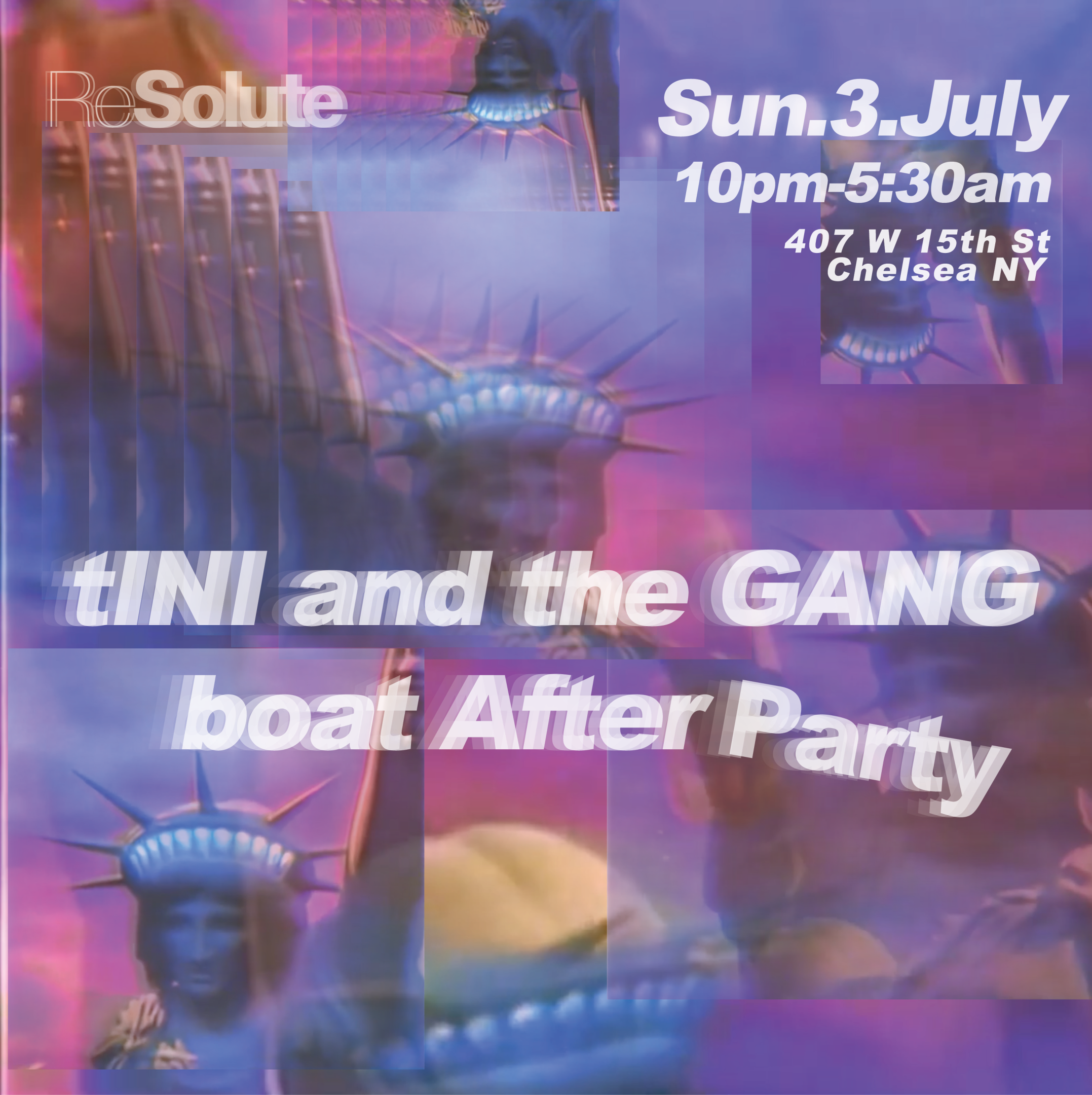 Resolute - Tini And The Gang Boat After Party  Cover
