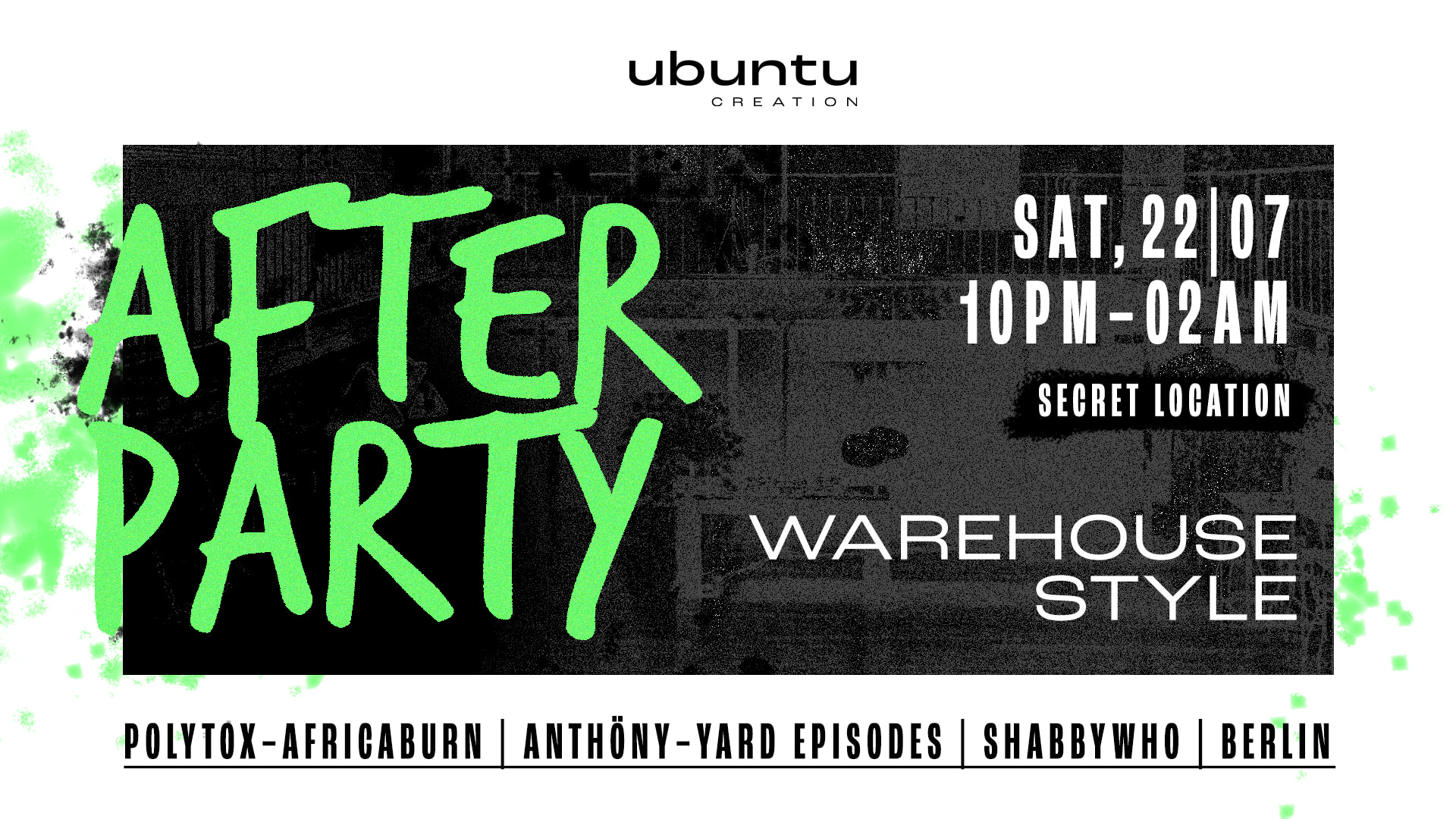 After Party Warehouse Style Cover