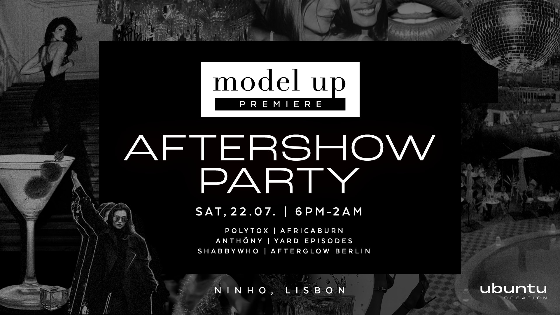 Model Up Aftershow Party Cover