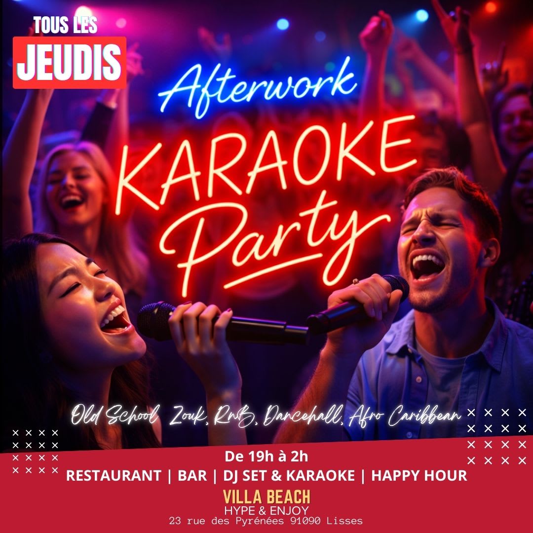 Afterwork Karaoke Party Cover