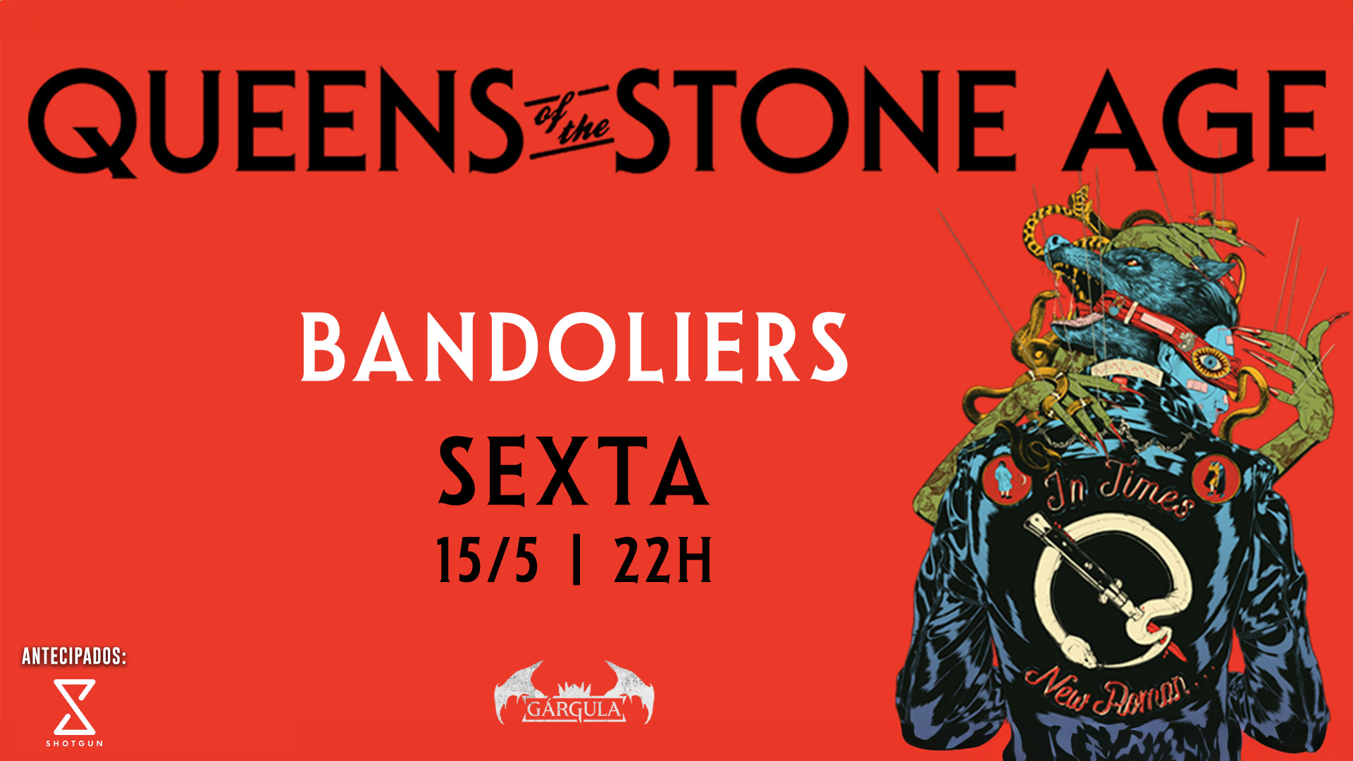 Tributo Queens Of The Stone Age Com Bandoliers Cover