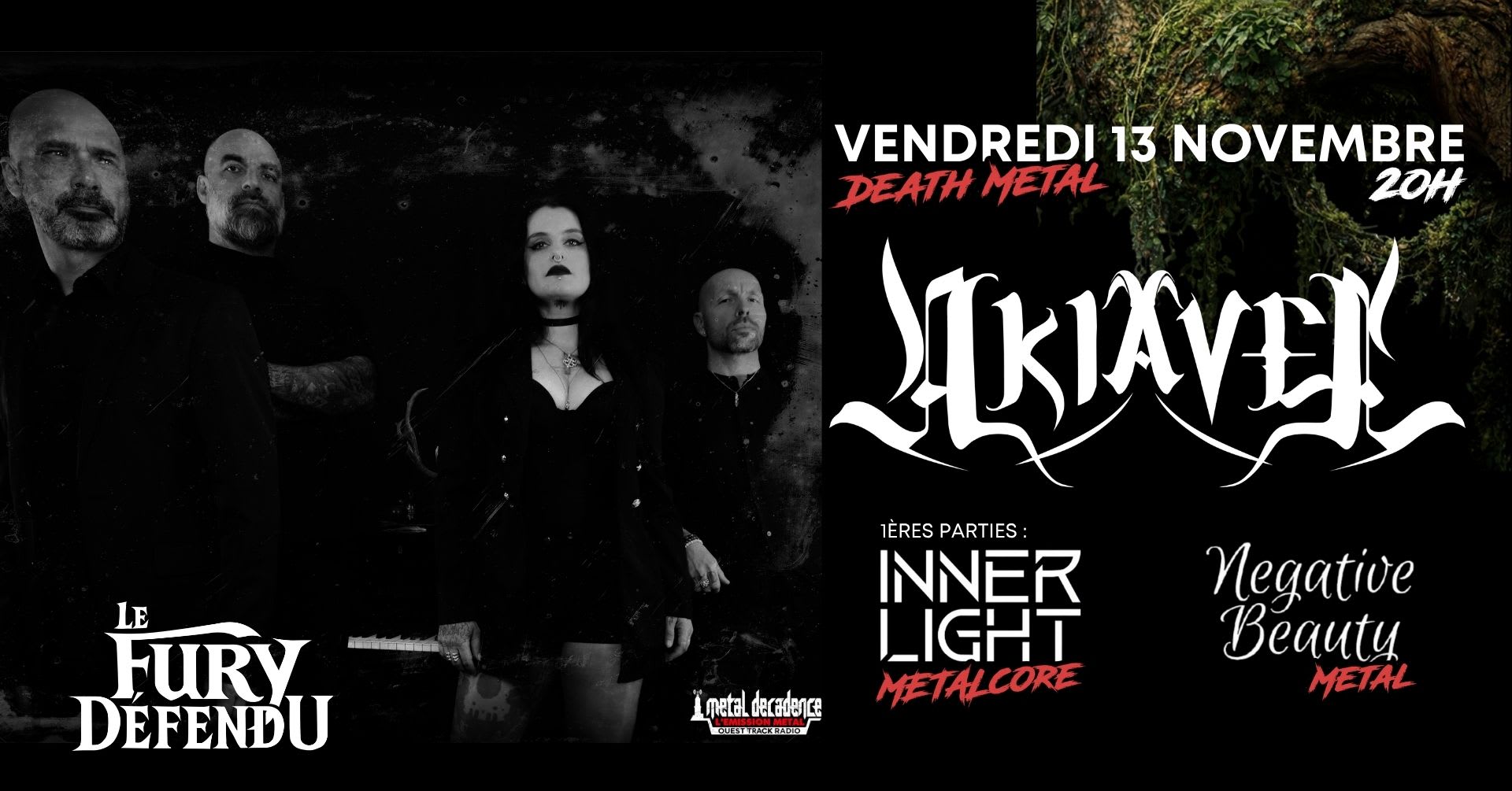 Akiavel - Innerlight - Negative Beauty // Le Fury Défendu Cover