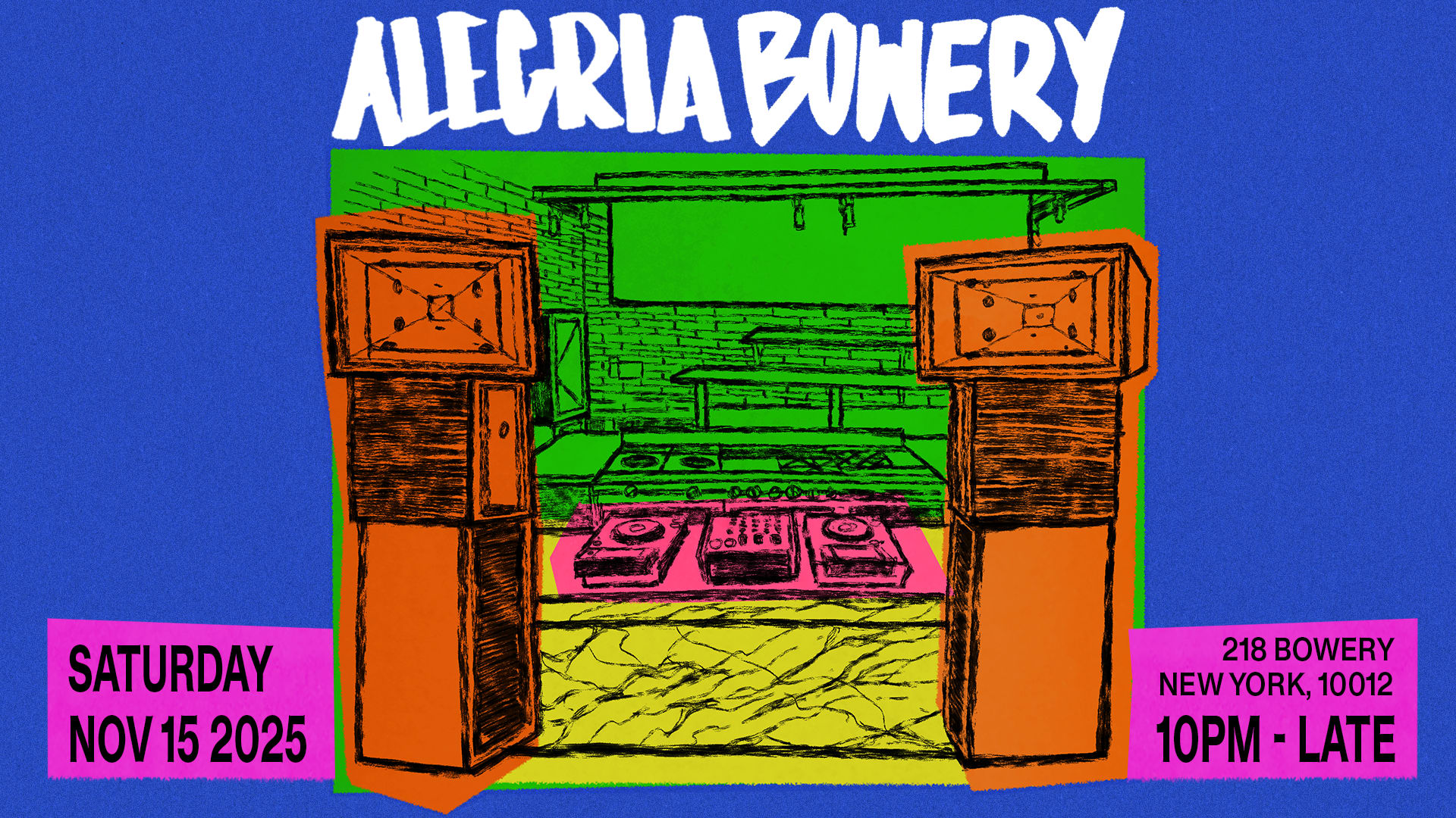 Alegria On Bowery Cover