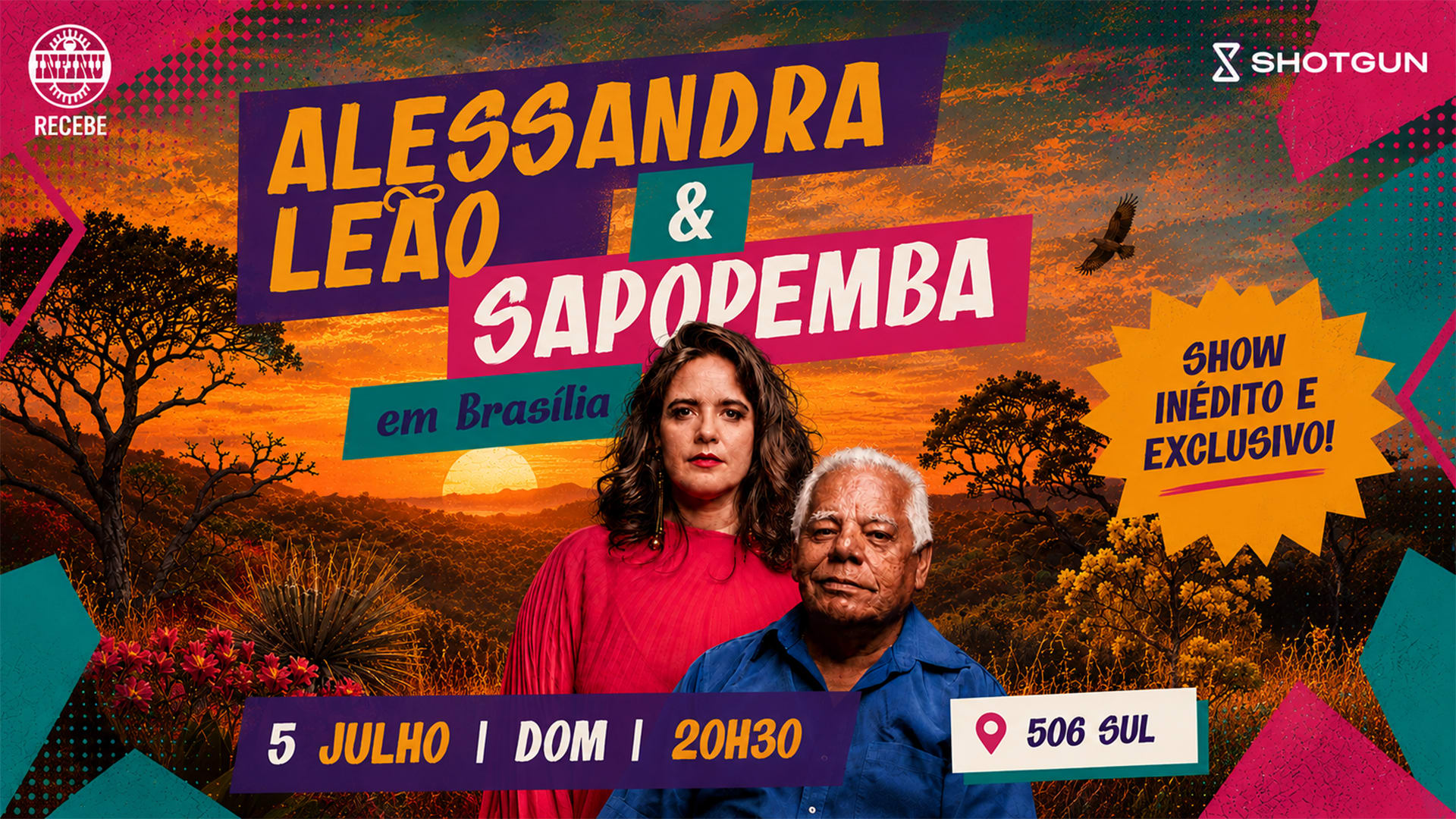 Infinu Recebe Alessandra Leão & Sapopemba Em Brasília Cover
