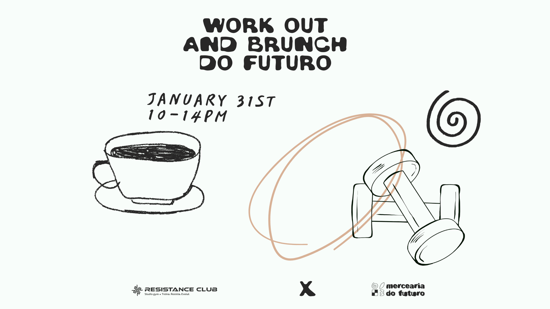 Workout And Brunch Do Futuro. Cover
