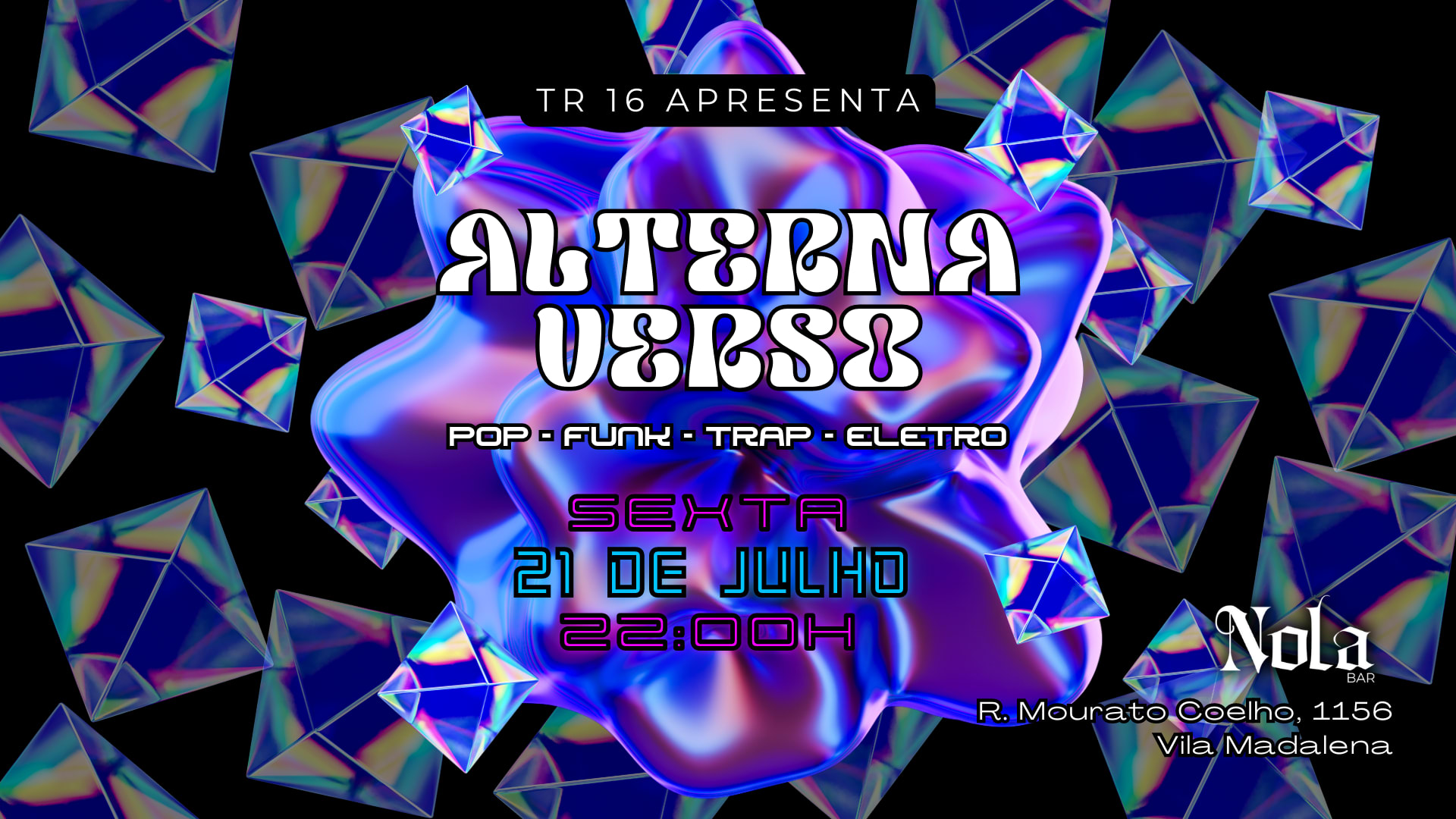 Alternaverso No Nola Bar - Pop, Funk, Trap & Eletro Cover