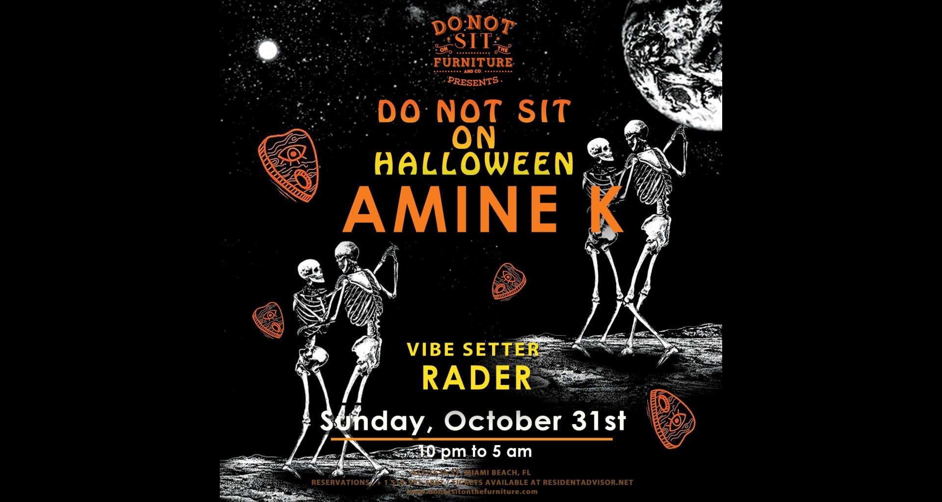 Amine K At Do Not Sit On Halloween Cover