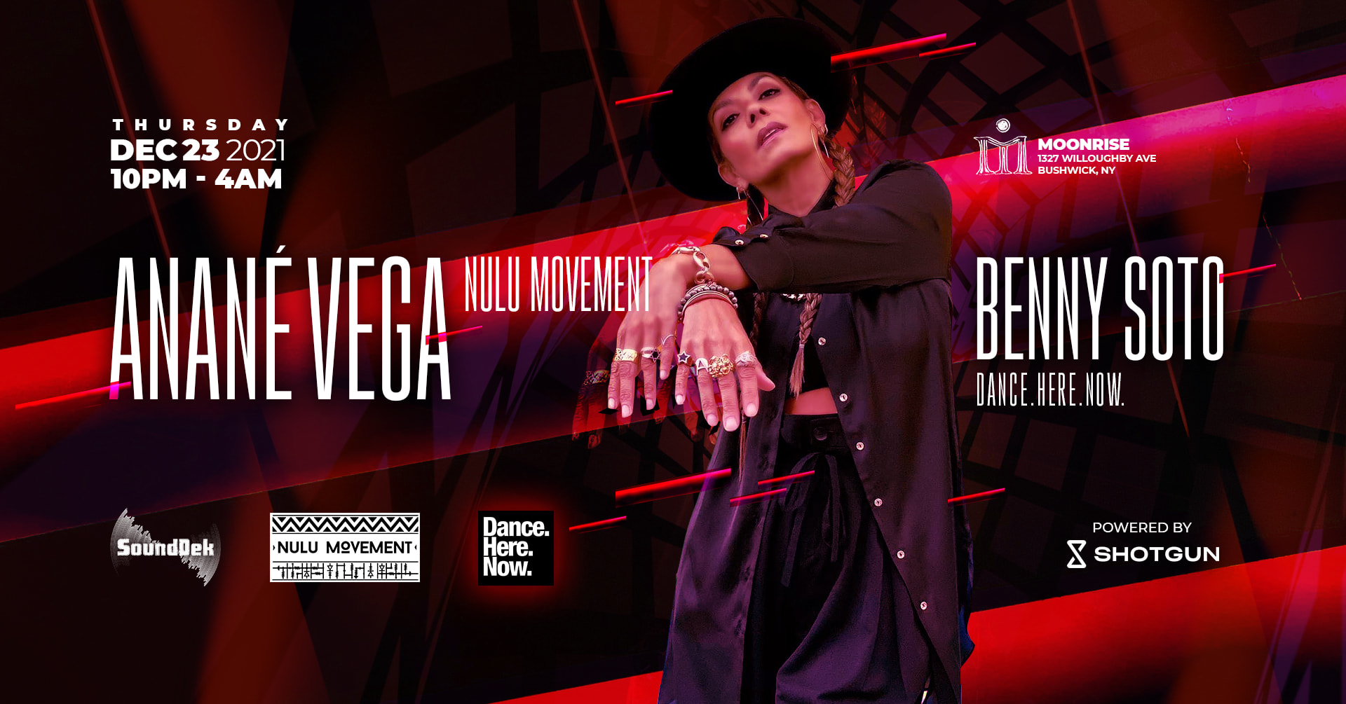 Postponed - Date Tbd - Anané Vega & Benny Soto At Moonrise Cover