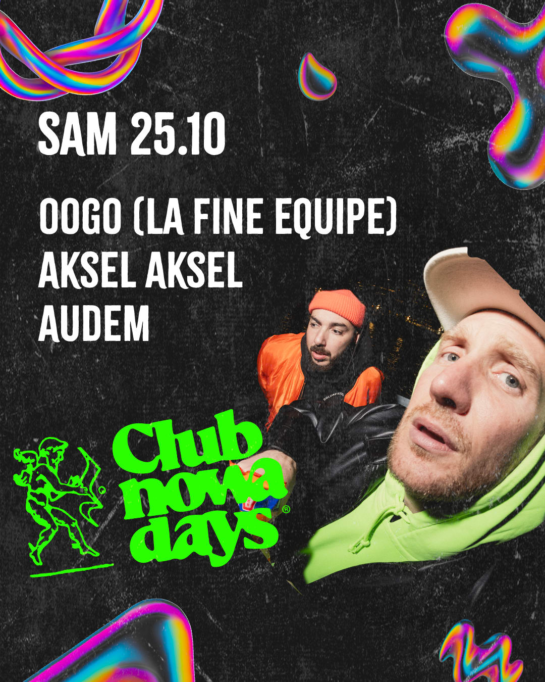 Nowadays Records : Oogo, Aksel Aksel, Aude M Cover