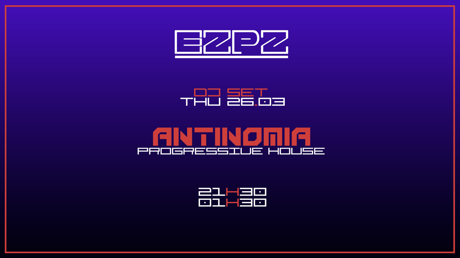 Antinomia @ Ezpz Cover