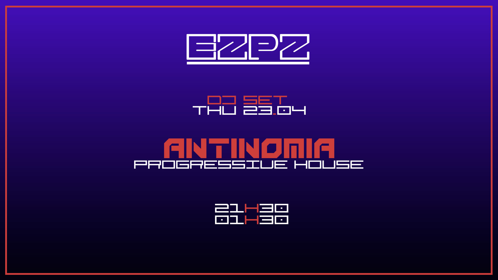 Antinomia @ Ezpz Cover