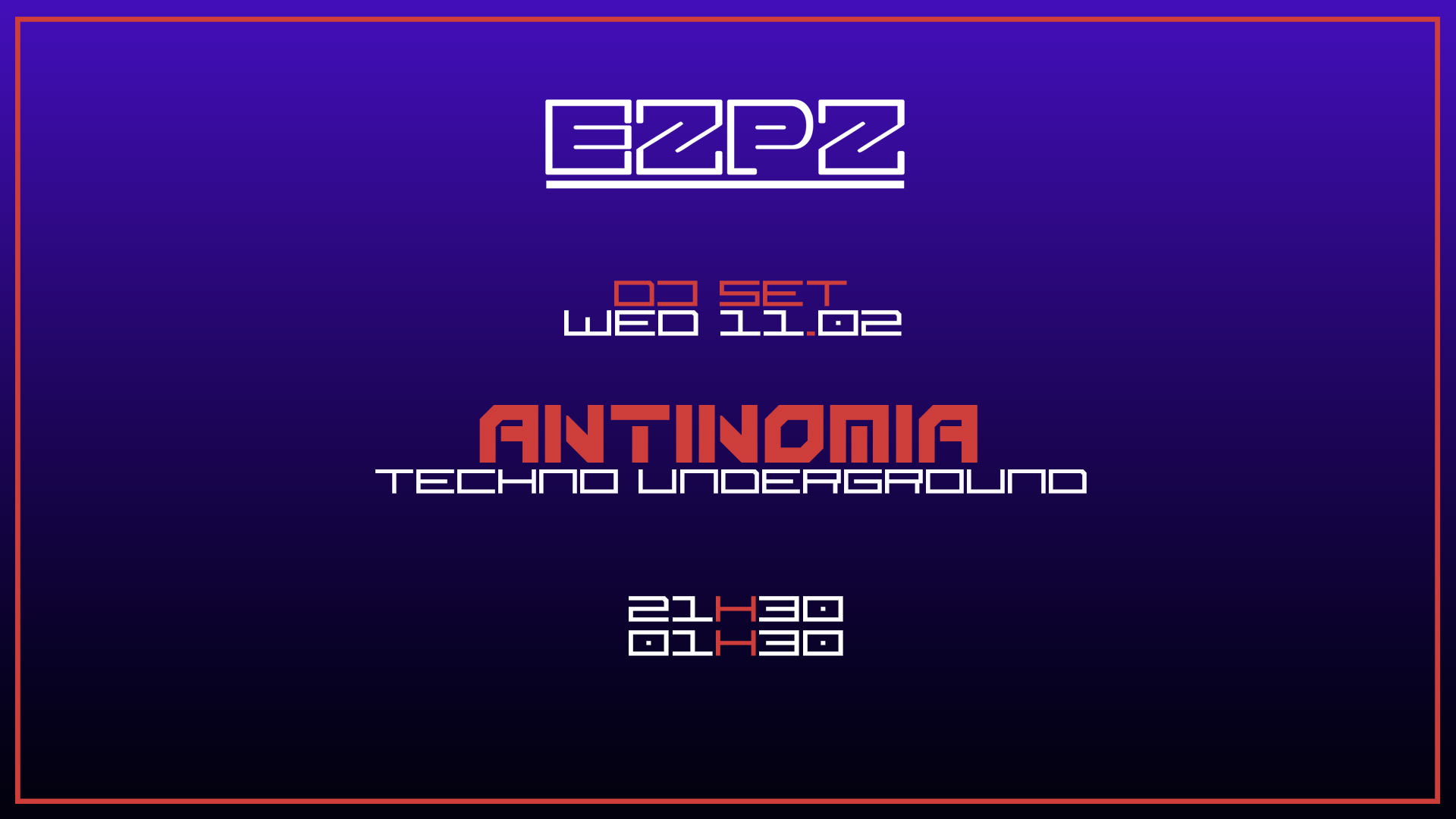 Antinomia @ Ezpz Cover