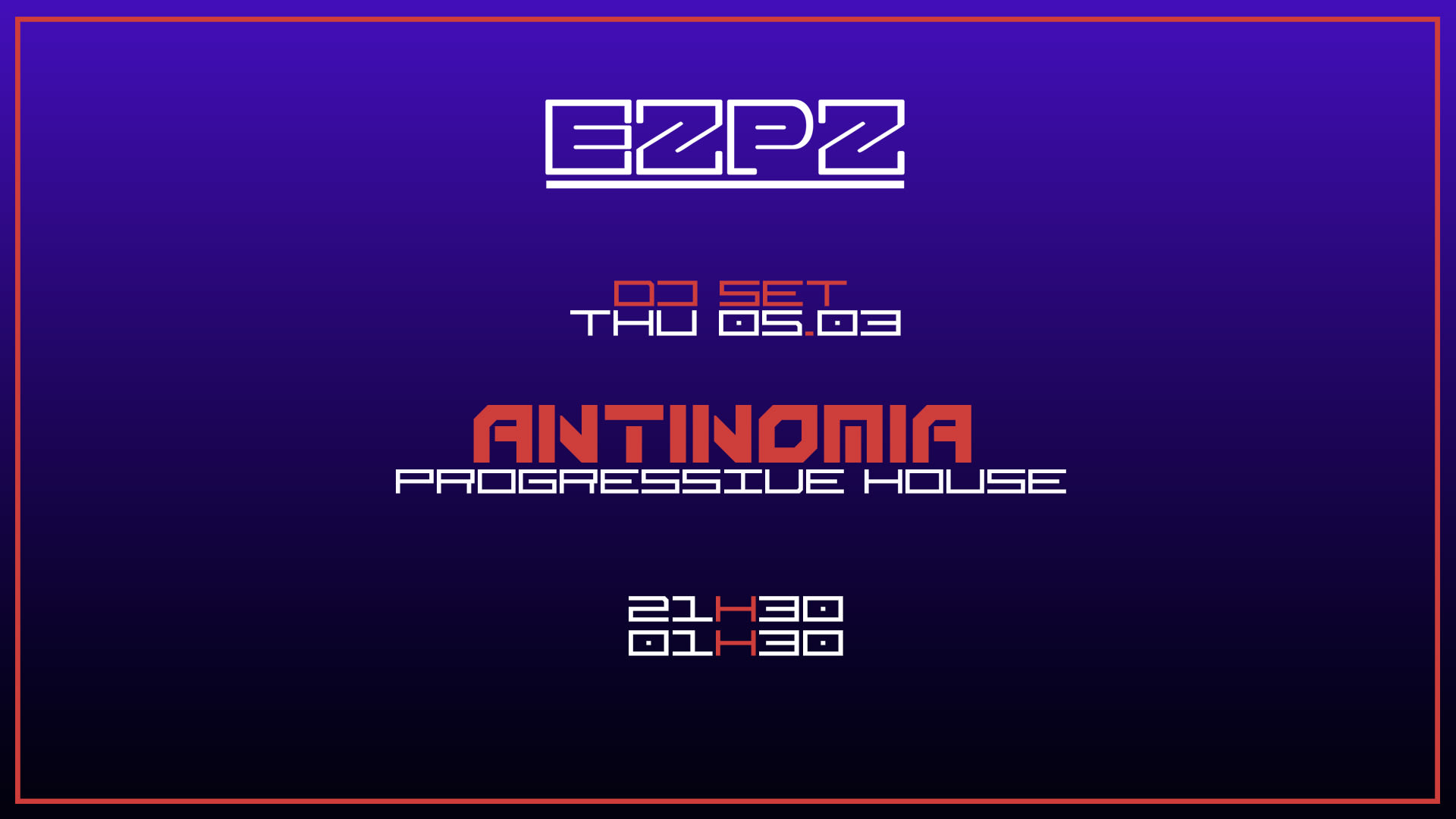 Antinomia @ Ezpz Cover