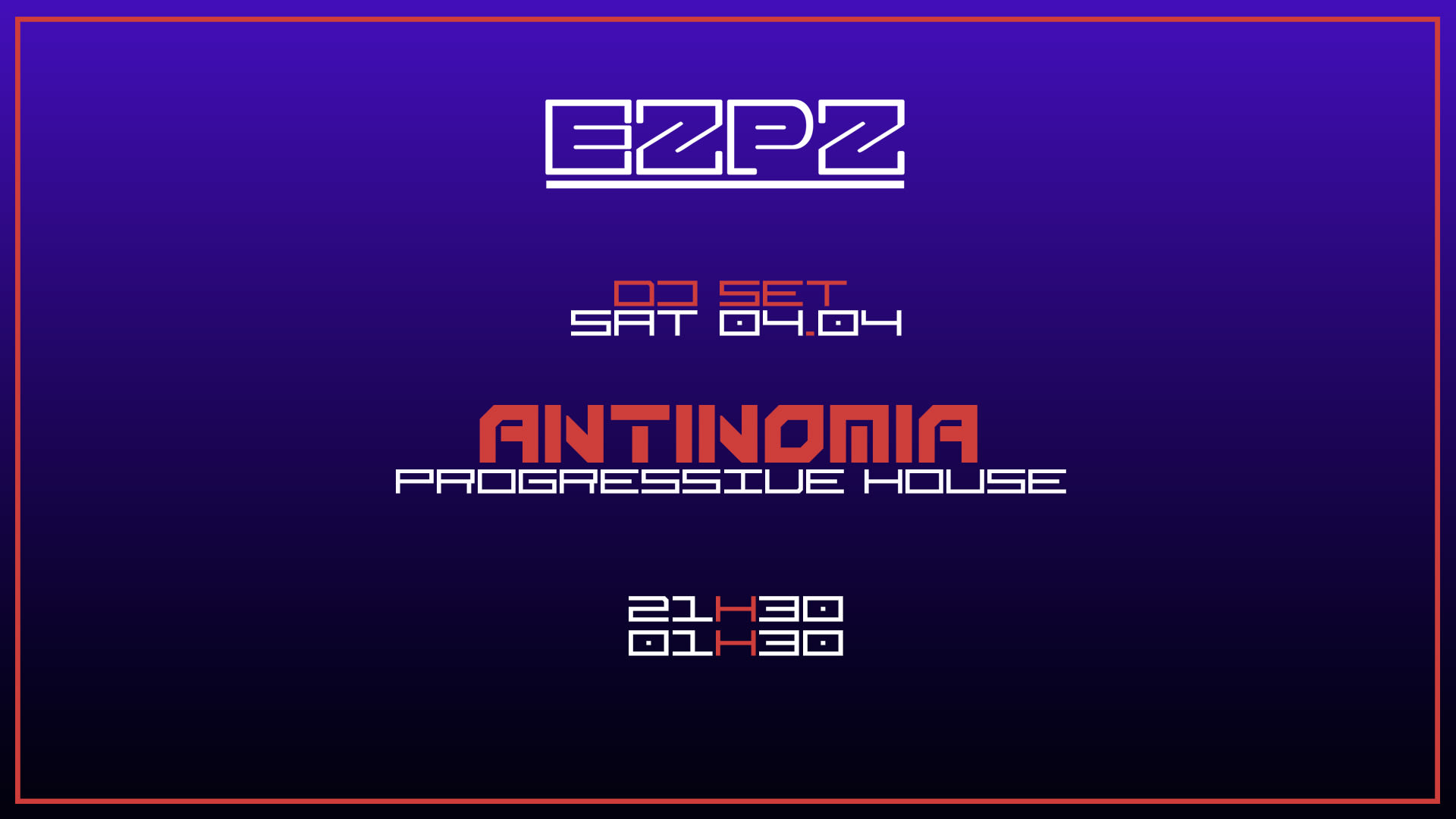 Antinomia @ Ezpz Cover