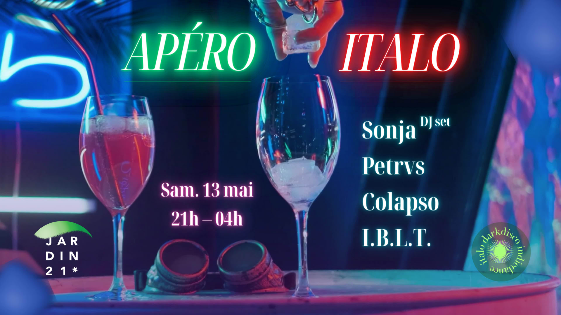 Apéro Italo : Sonja, Petrvs, Colapso, Iblt Cover