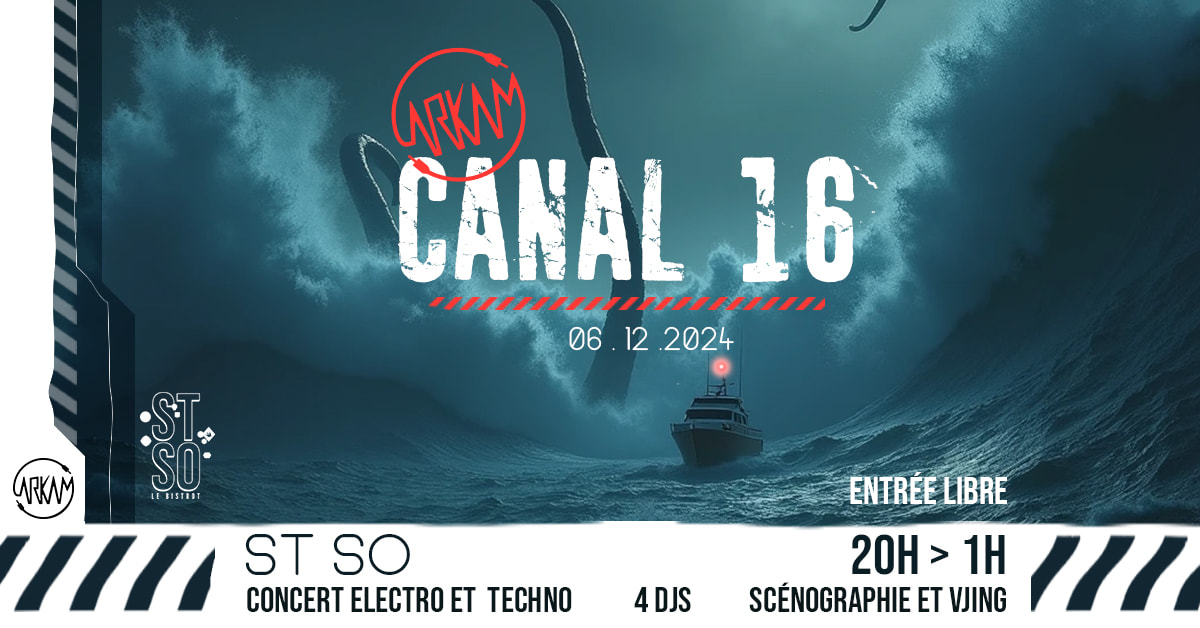 Arkam Presents Canal 16 Cover