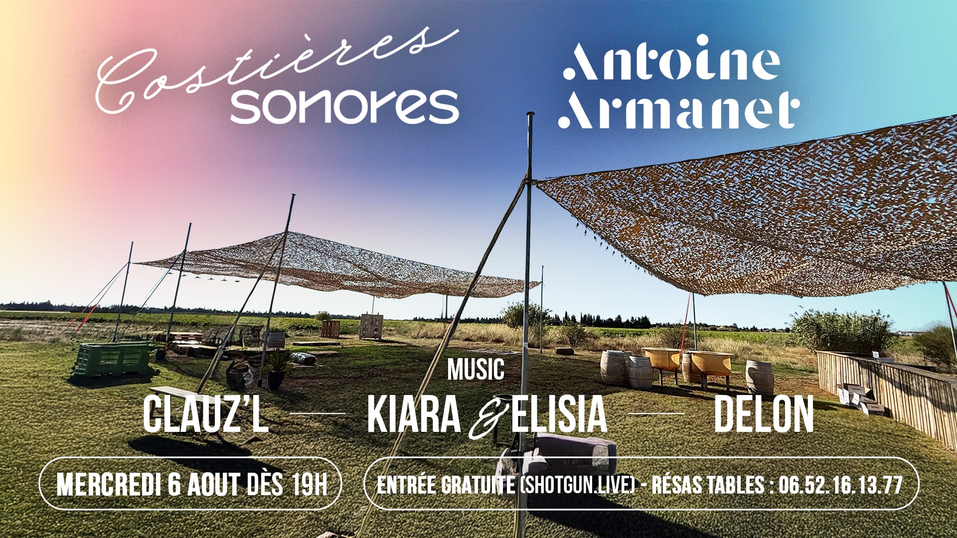 Costières Sonores Au Domaine Armanet Cover