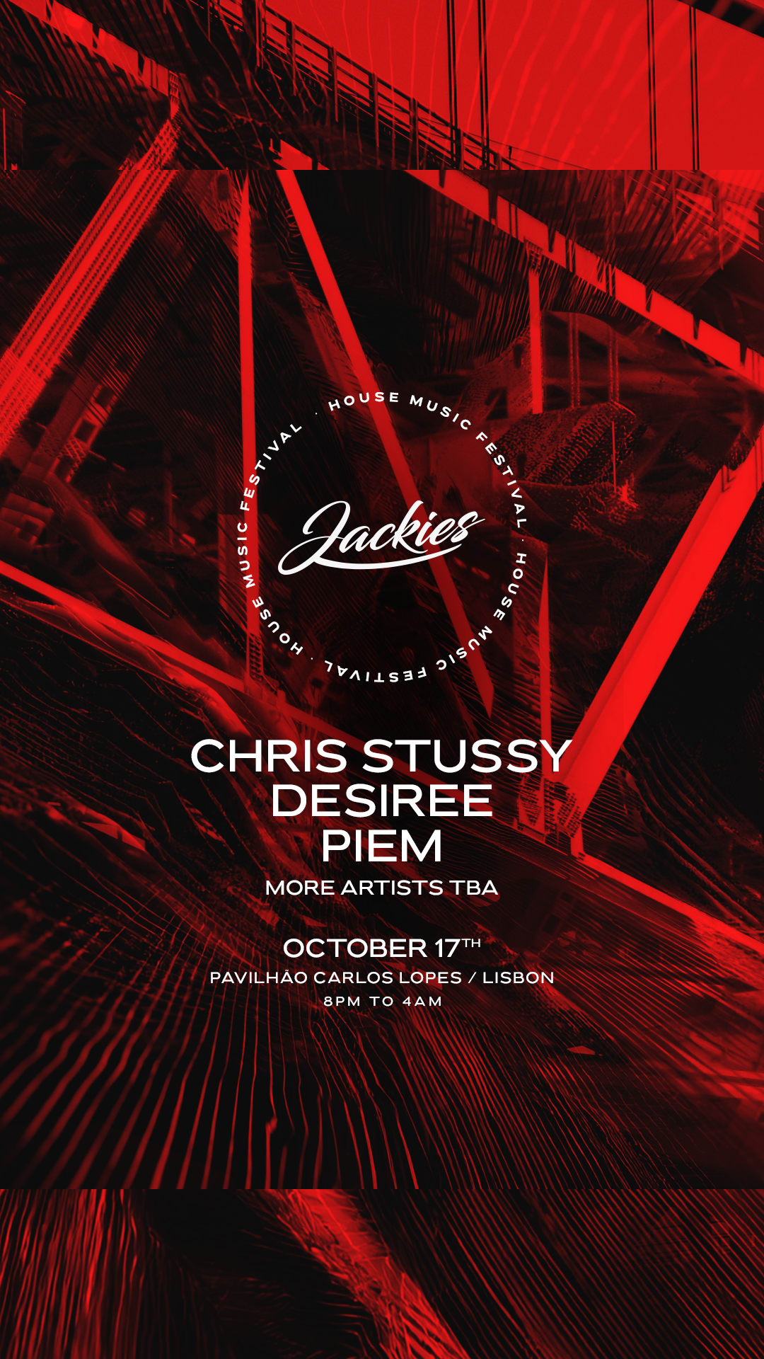 Jackies Lisboa House Music Festival 2026 - Chris Stussy Cover