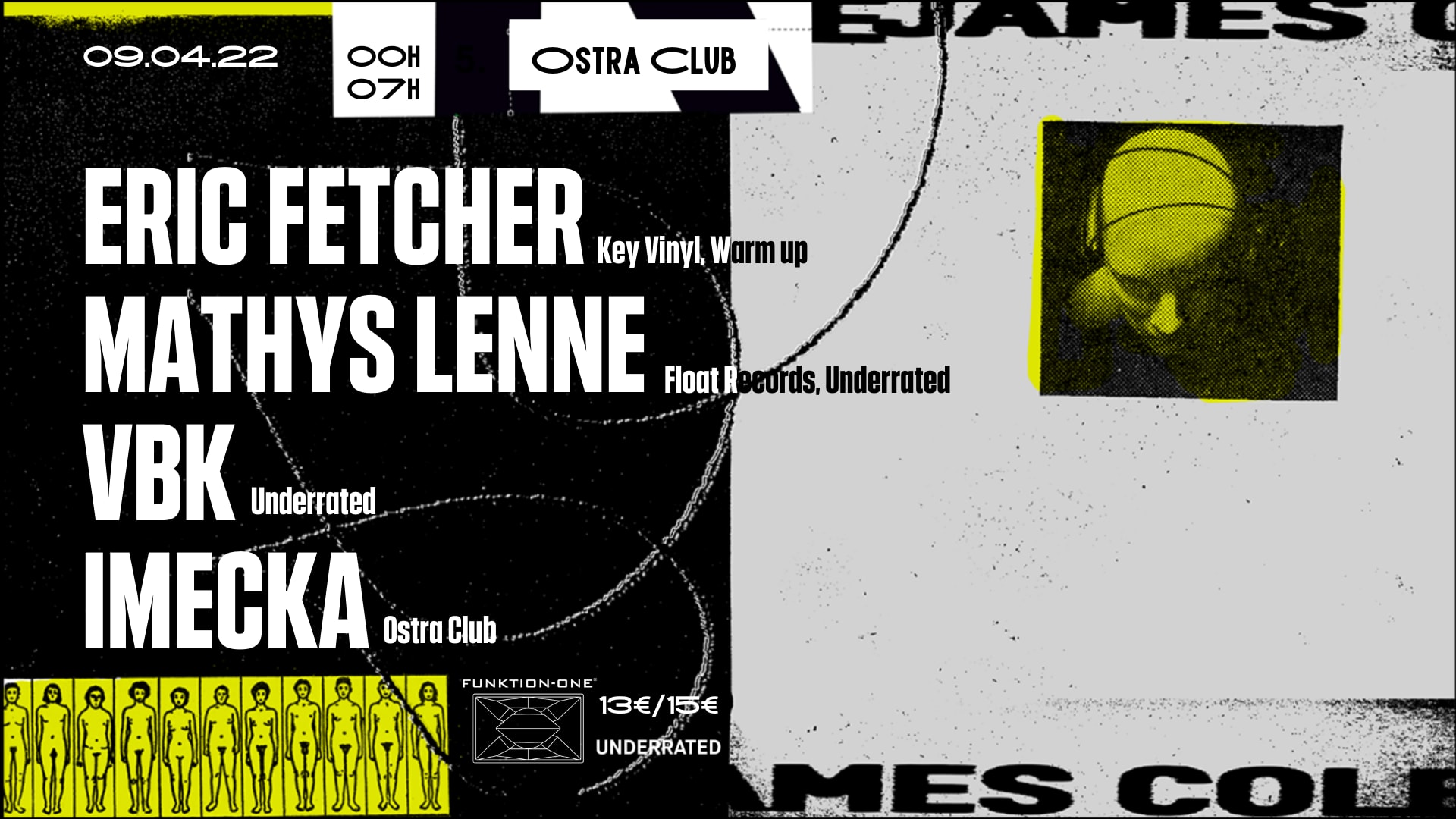 Underrated Invite: Eric Fetcher, Mathys Lenne, Vbk, Imecka Cover