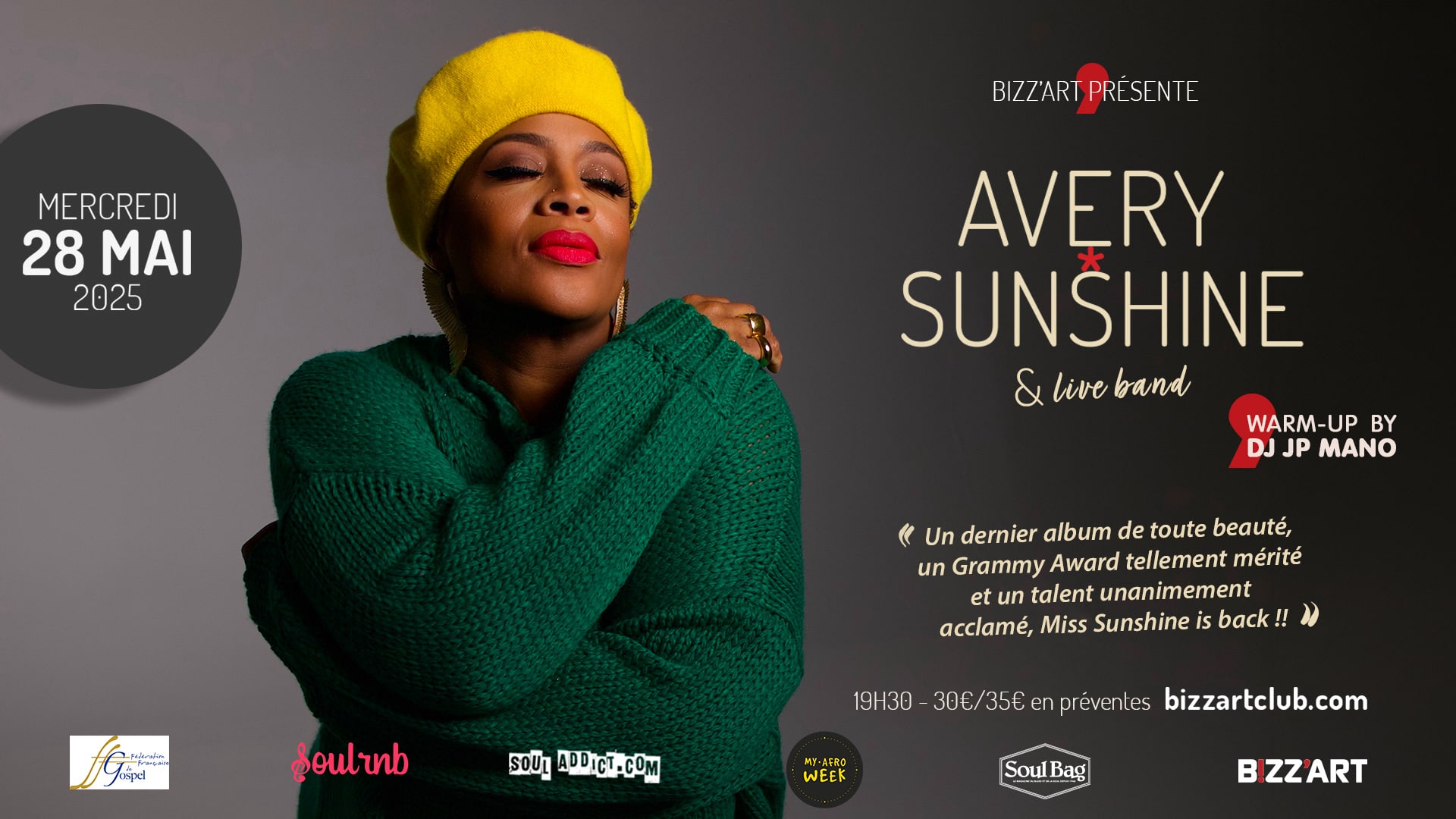 Avery Sunshine "So Glad To Know You" Tour Cover