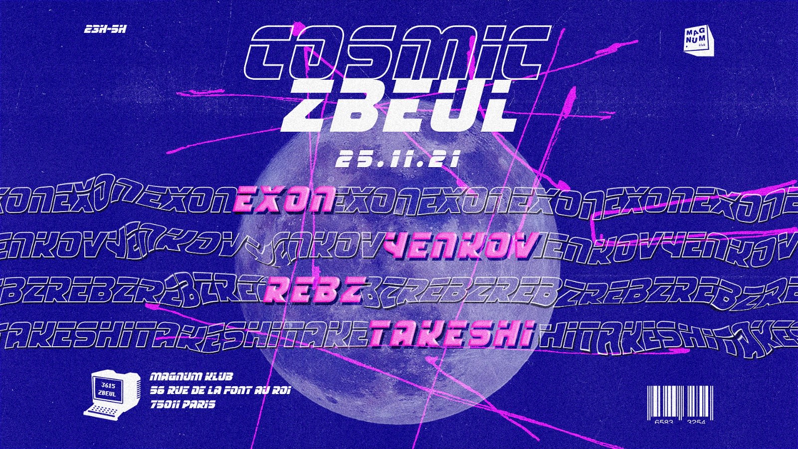 3615 Zbeul : Cosmic Zbeul  Cover