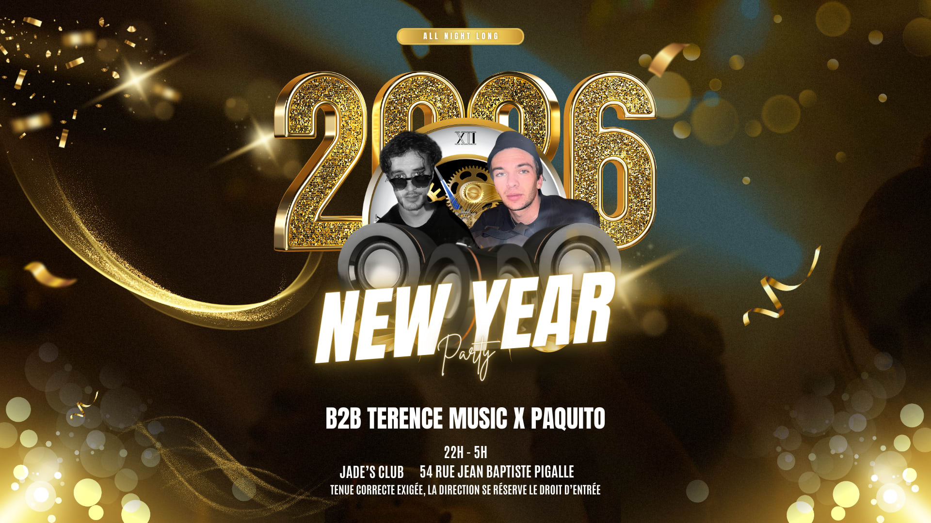 New Year’S Eve — B2b Terence Music × Paquito Cover