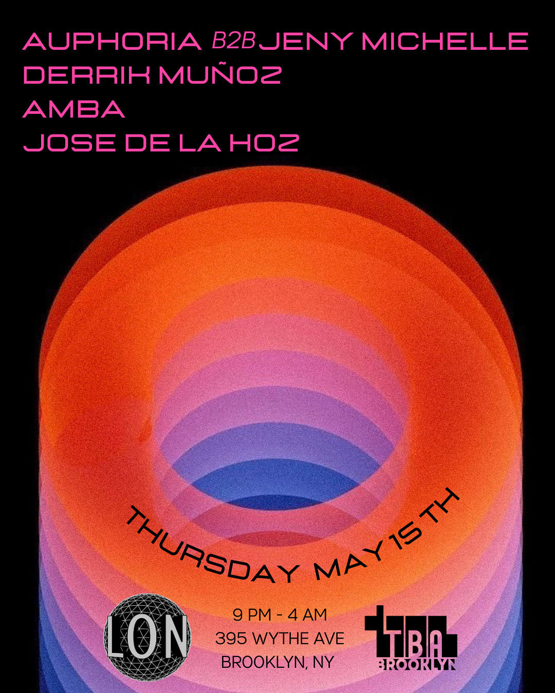 Lon: Auphoria,Jeny Michelle,Derrik Muñoz,Amba,Jose De La Hoz Cover