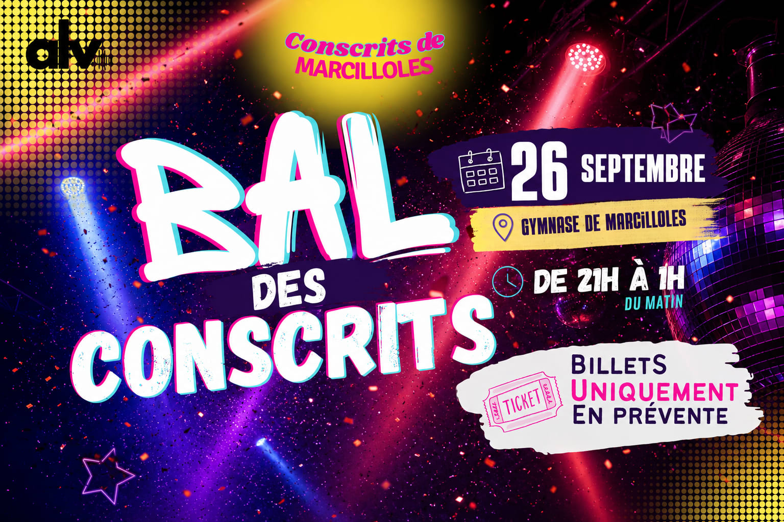 Bal Des Conscrits De Marcilloles Cover