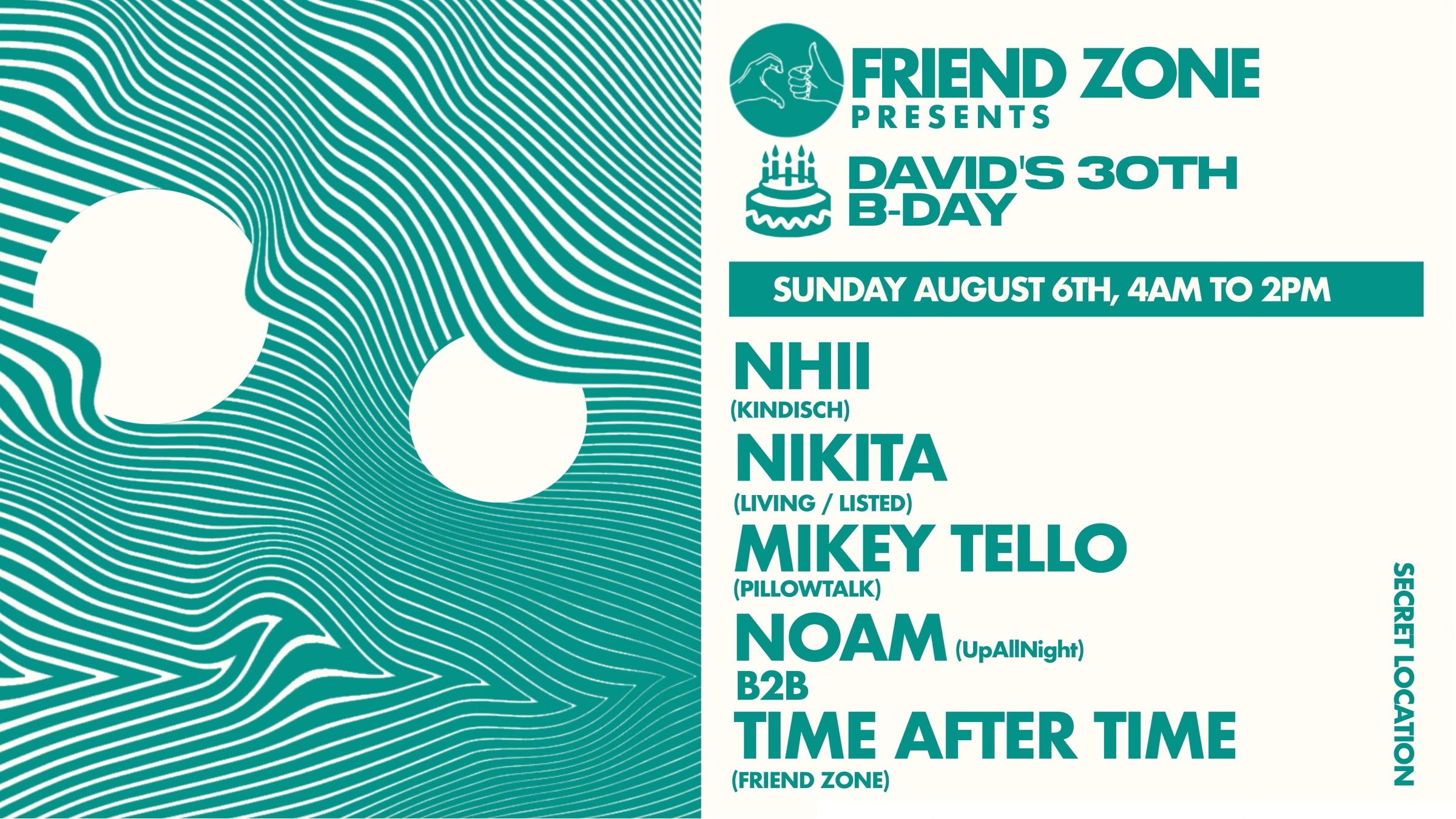 Friend Zone Present’S David’S 30th Bday Celebration Cover