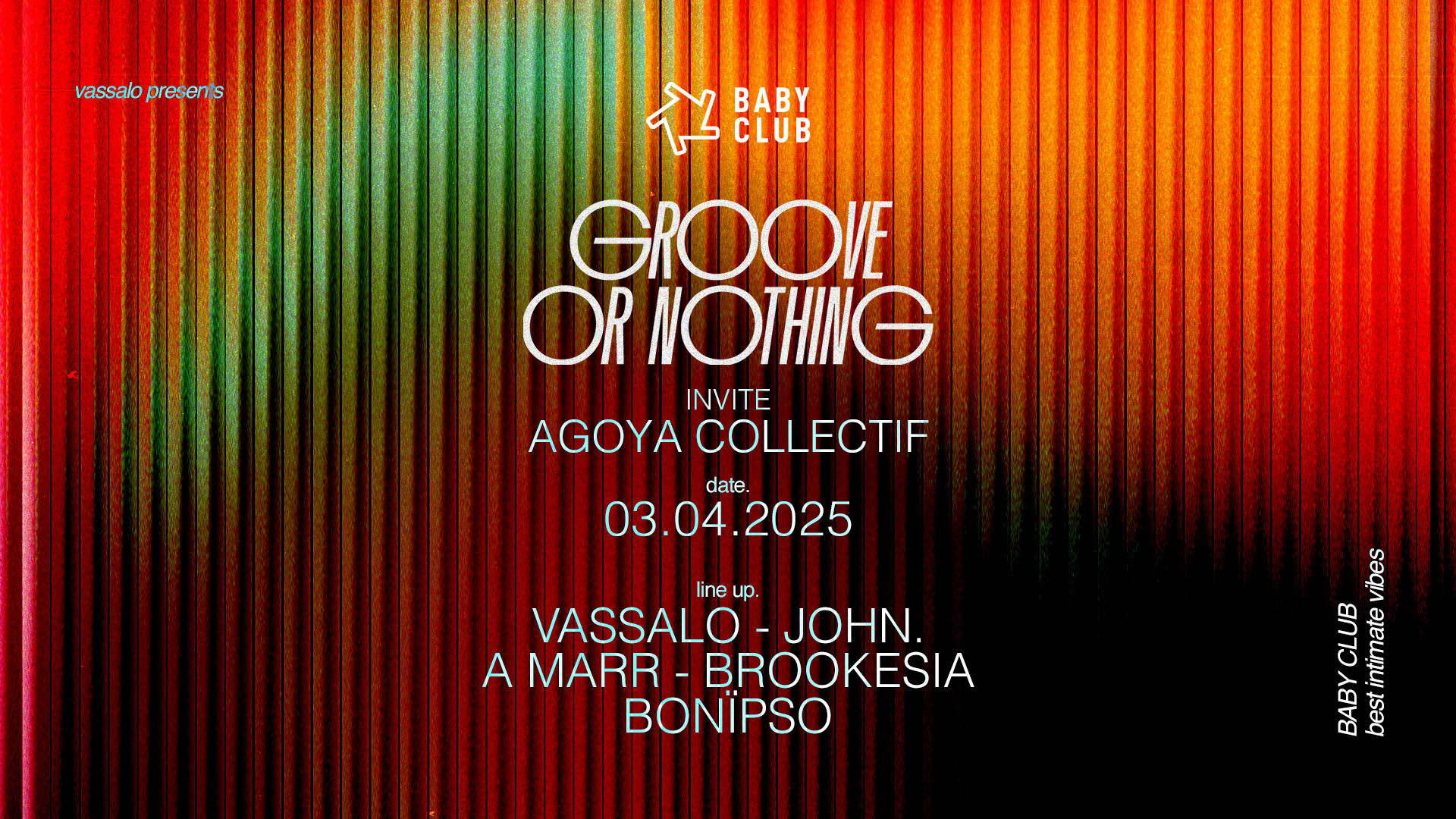 Groove Or Nothing: Vassalo+ John A Marre+ Brookesia+ Bonipso Cover