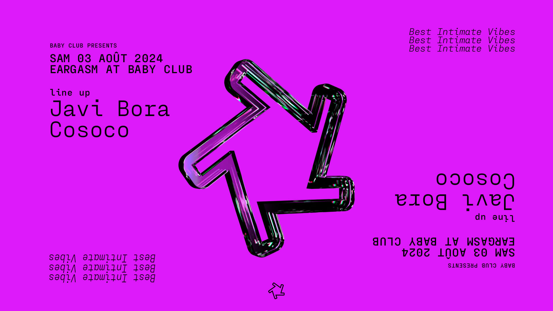Eargasm At Baby Club :  Javi Bora + Cosoco Cover