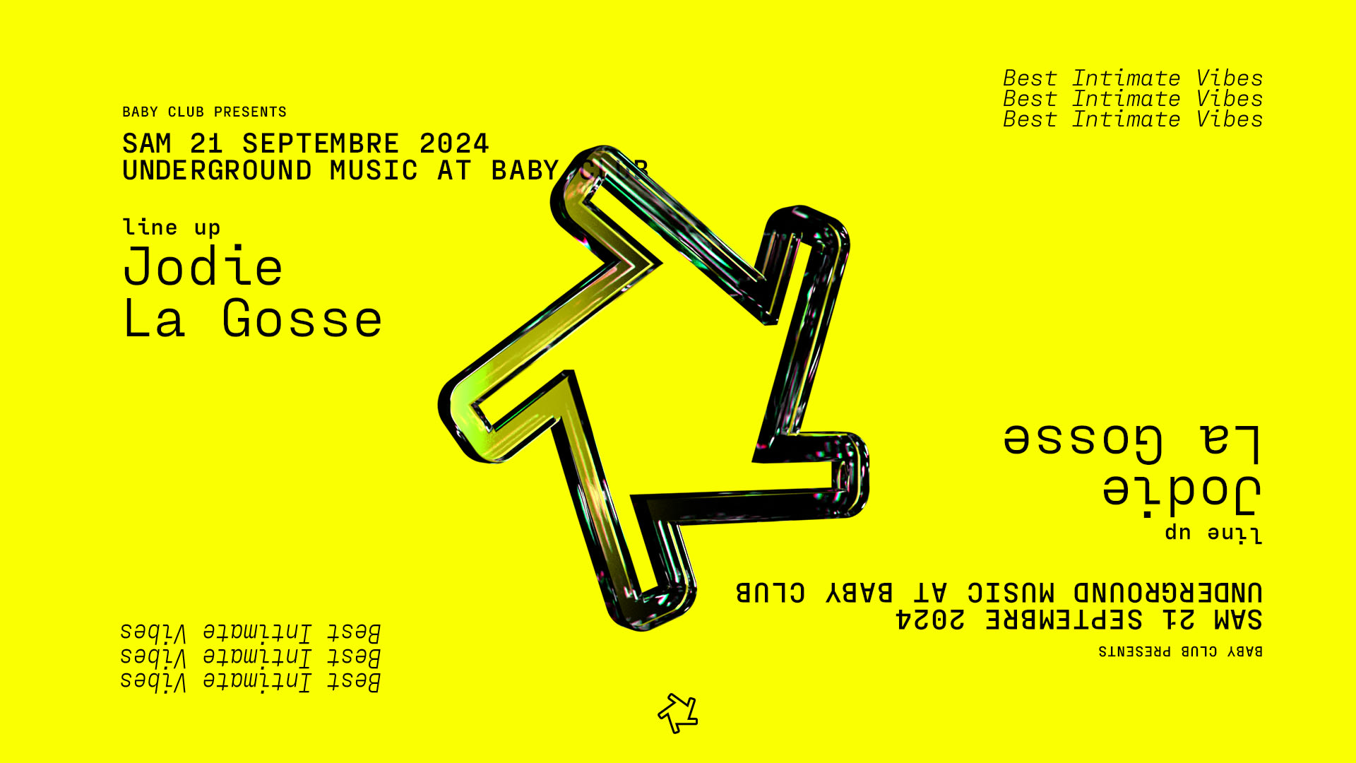 Underground Music At Baby Club : Jodie + La Gosse Cover