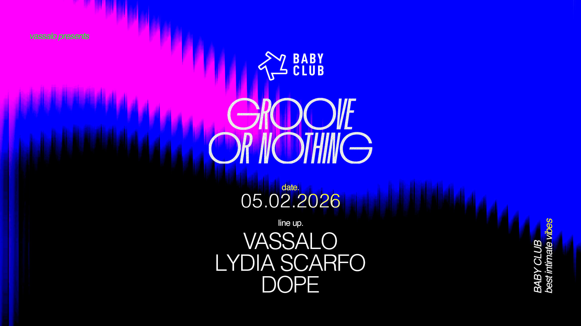 Groove Or Northing : Vassalo + Lydia Scarfo + Dope Cover