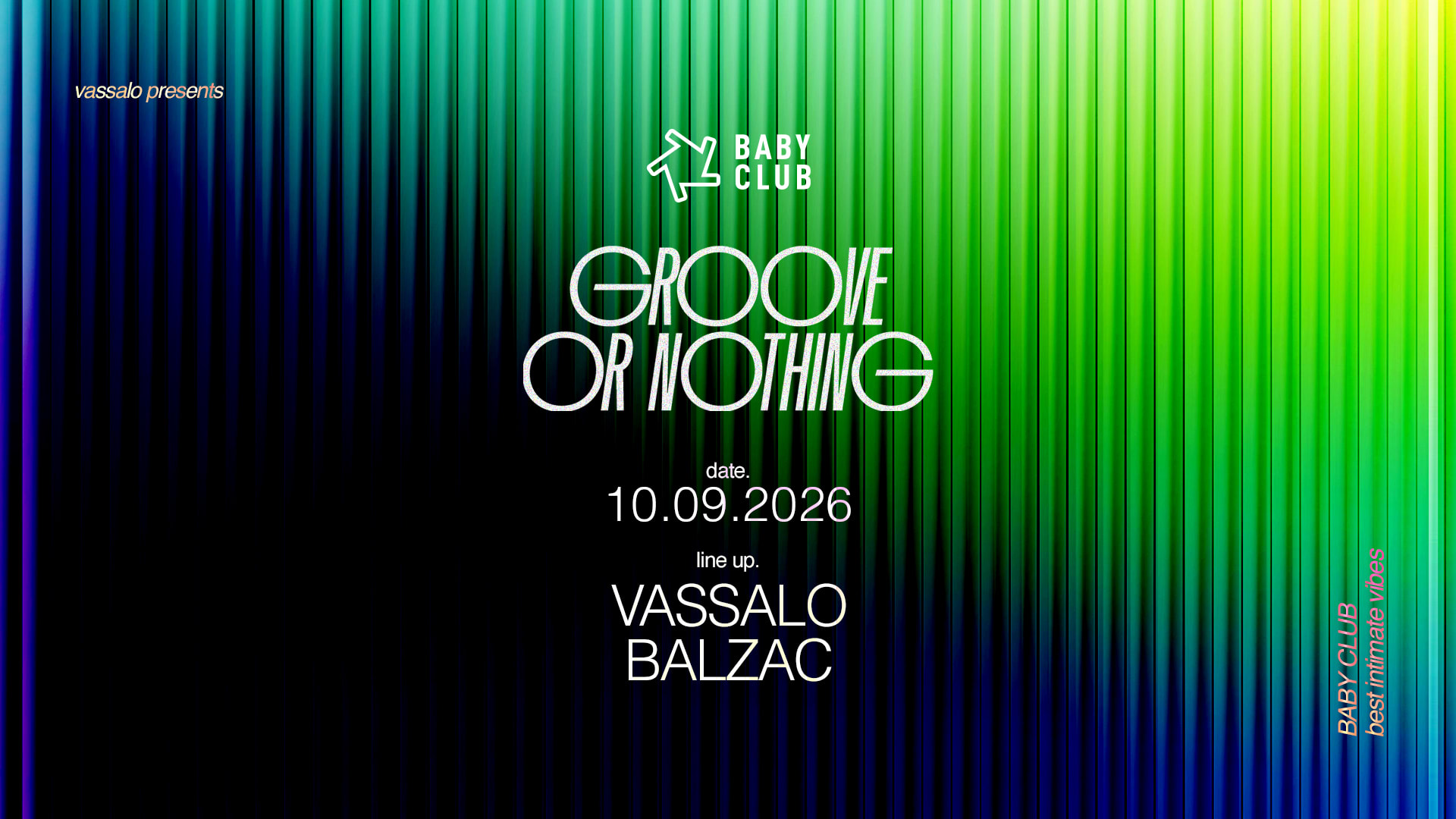 Groove Or Nothing : Vassalo + Balzac Cover