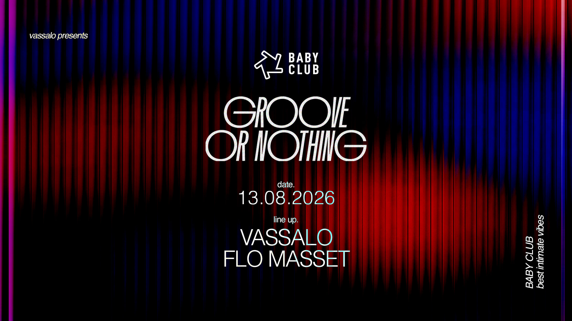 Groove Or Nothing : Vassalo + Flo Masset Cover