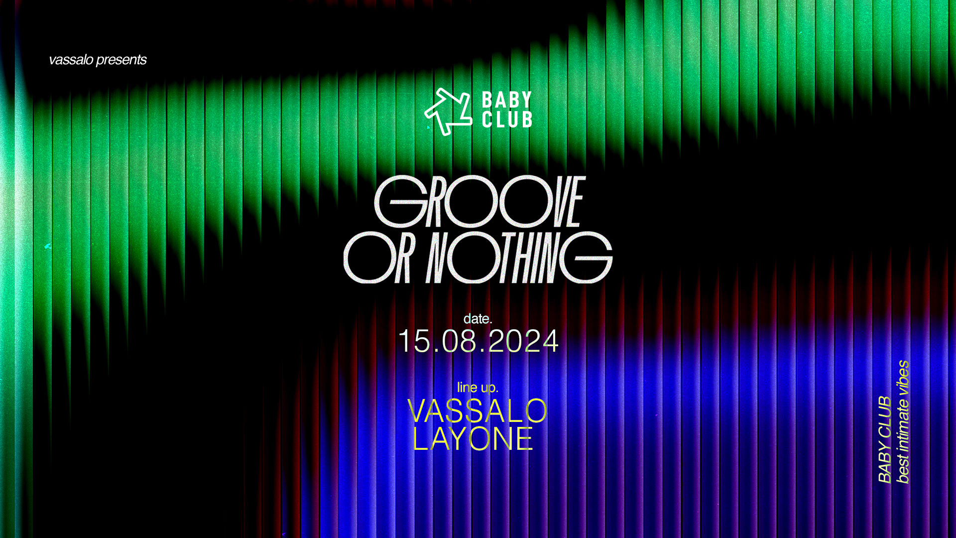 Groove Or Nothing : Layone + Vassalo 15.07 Cover