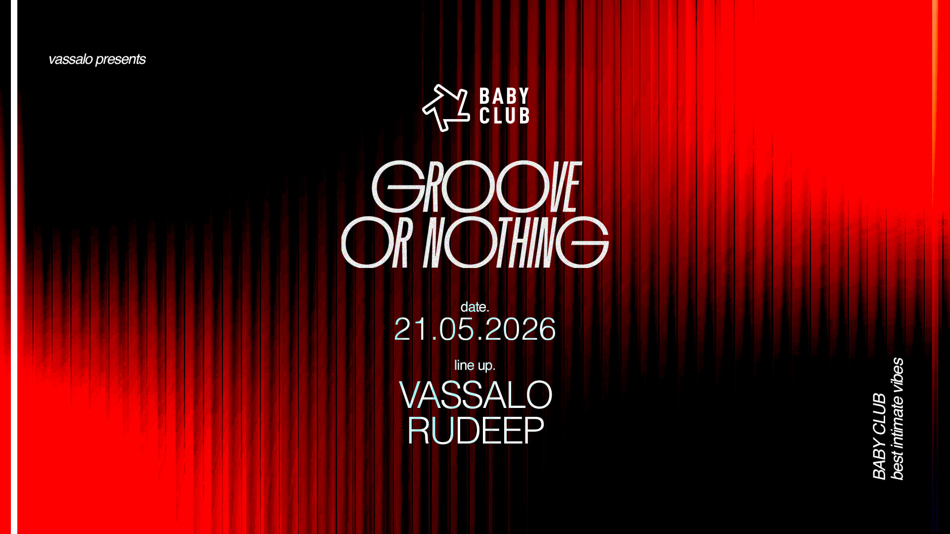 Groove Or Nothing : Vassalo + Rudeep Cover