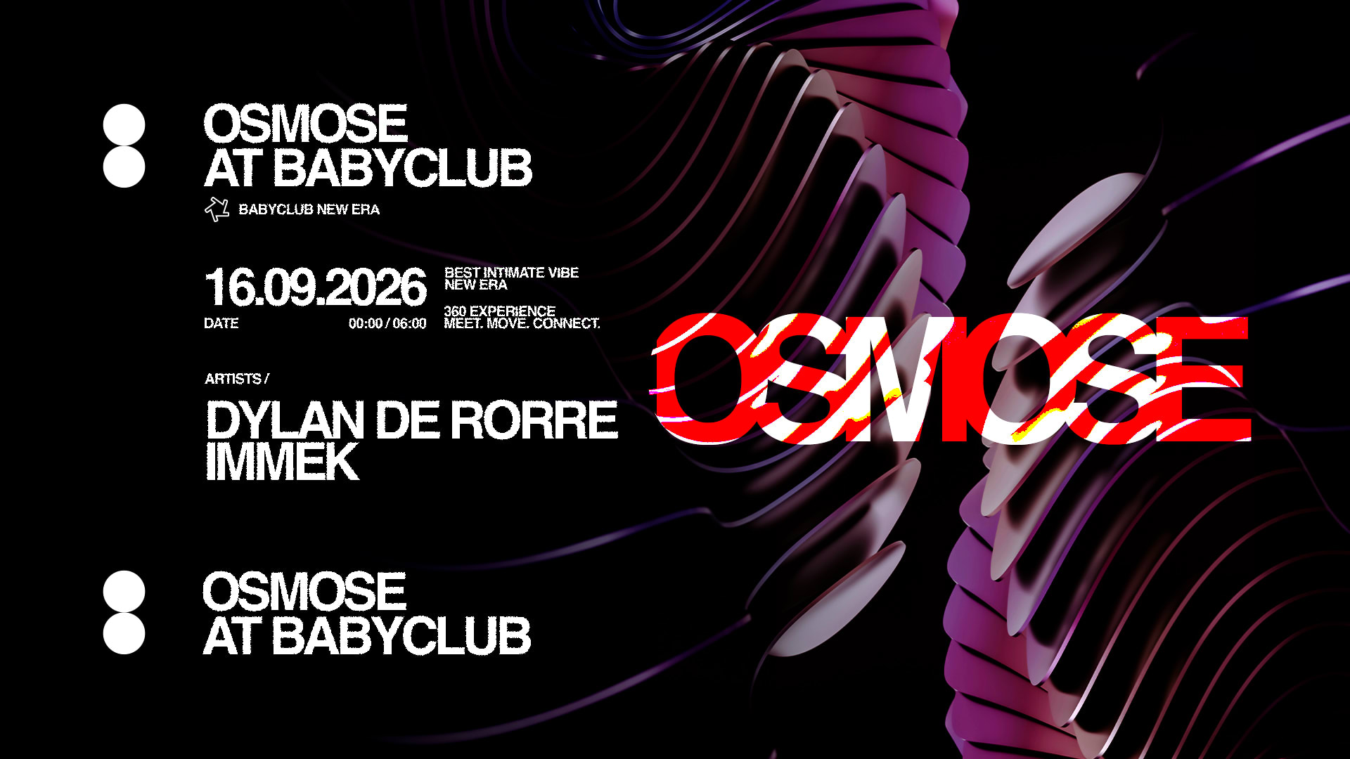 Osmose : Immek + Dylan De Rorre Cover