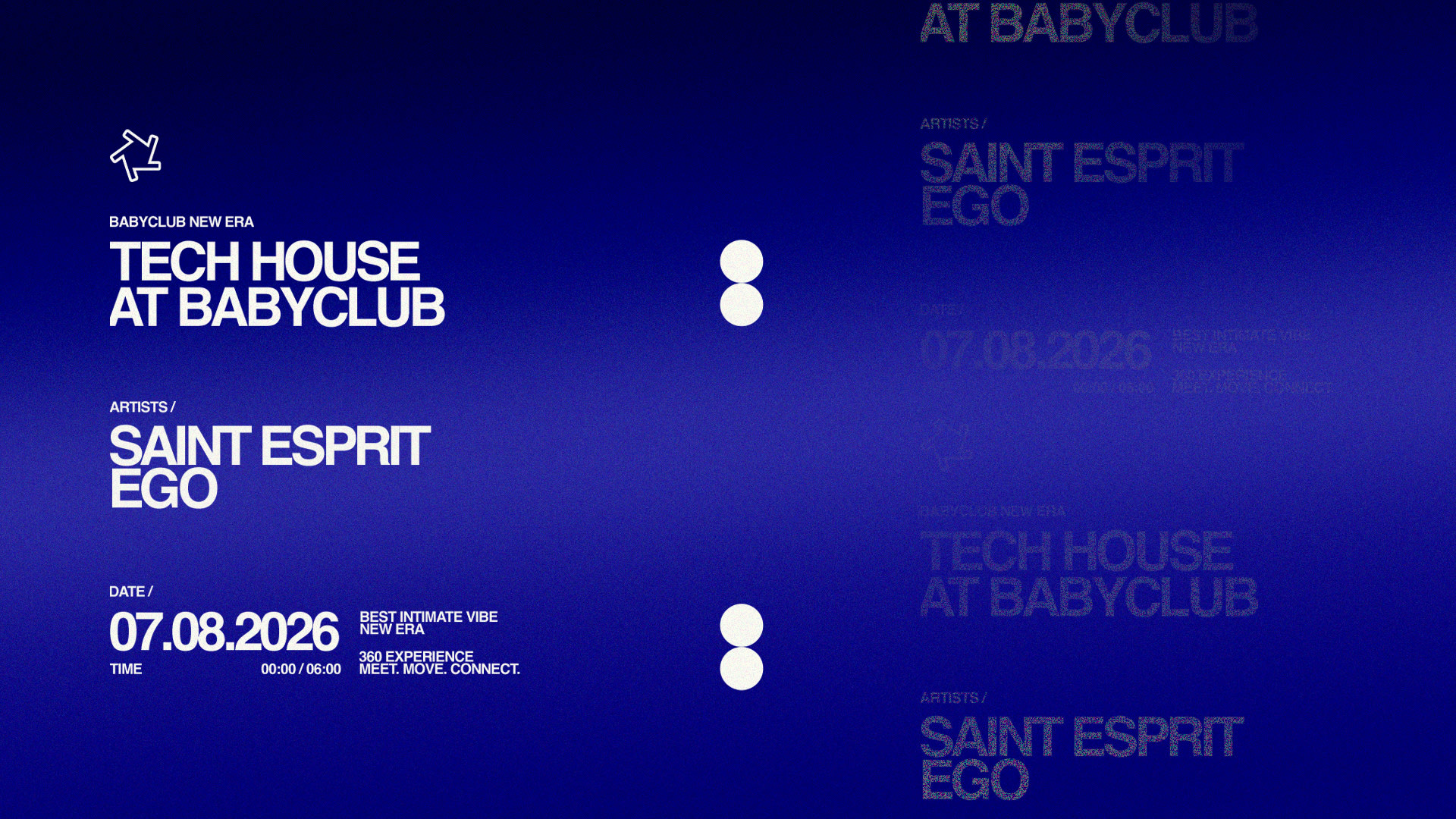 Tech House At Baby Club : Saint Esprit + Ego Cover