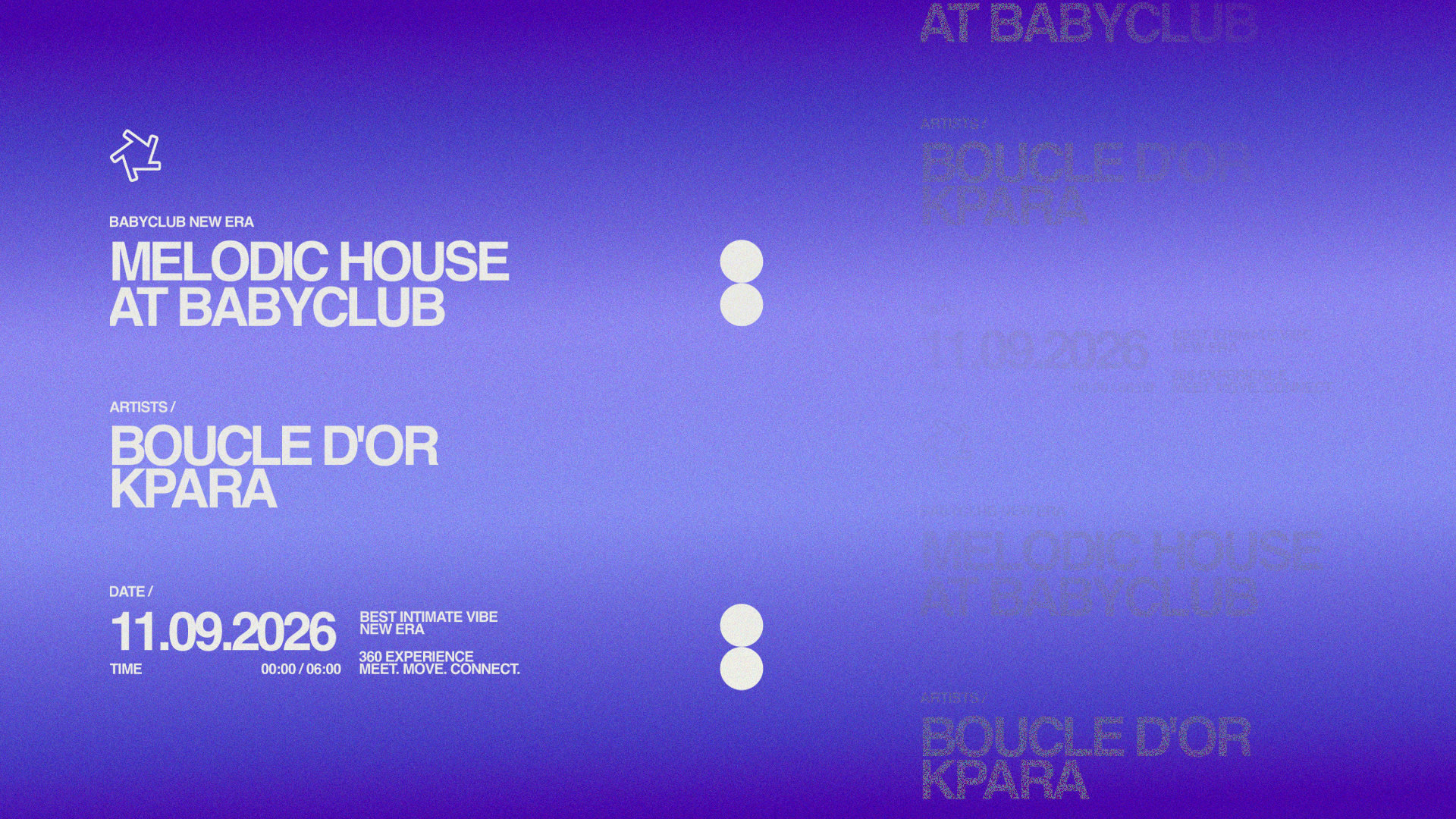 Melodic House At Baby Club : Boucle D'or + Kpara Cover