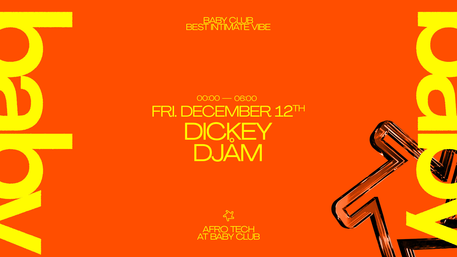 Afro Tech At Baby Club : Dickey + Djam Cover