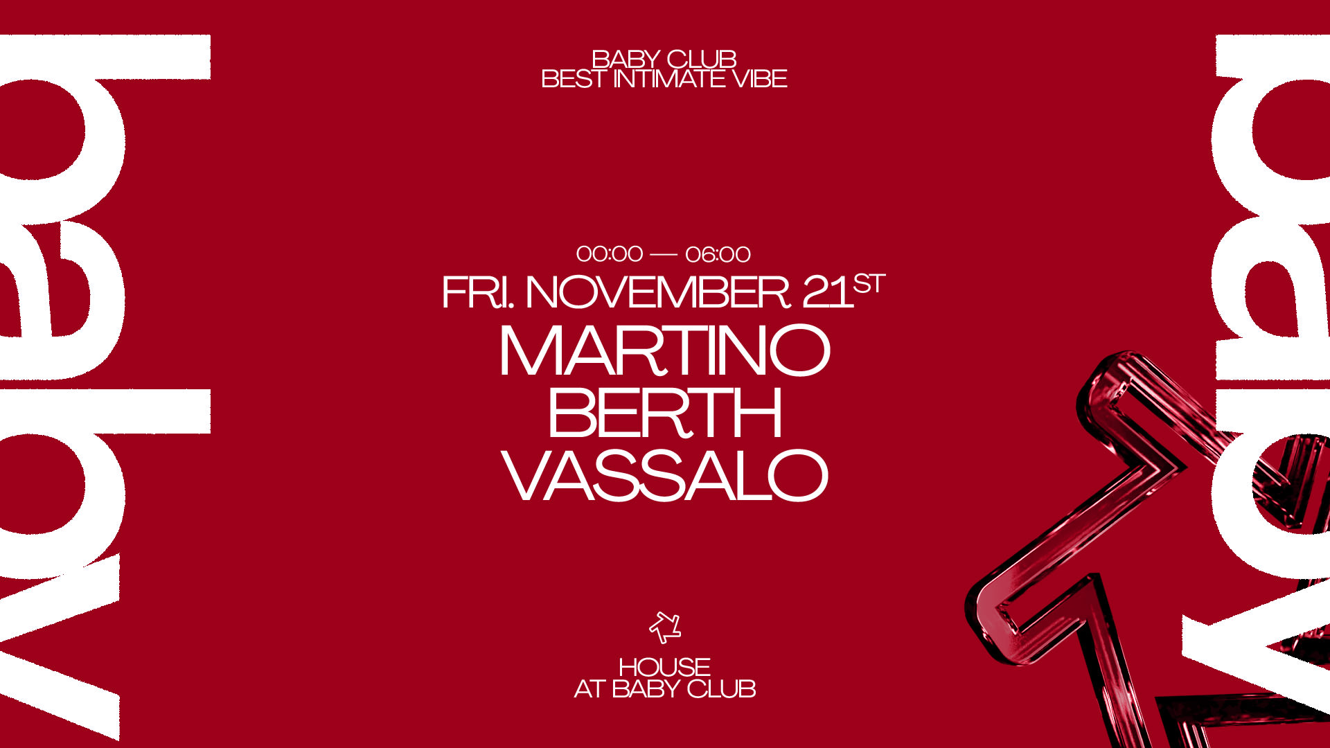 House At Baby Club : Martino + Berth + Vassalo Cover