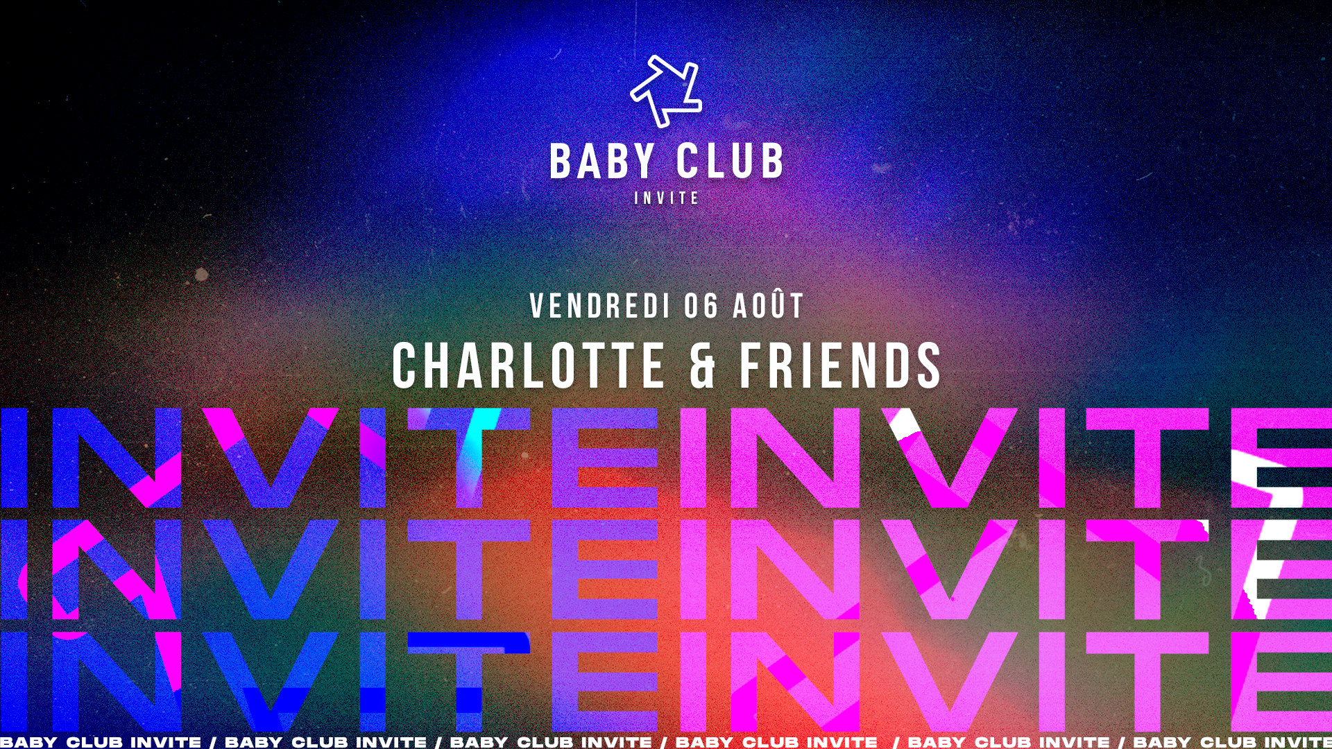Baby Invite Charlotte & Friends Cover